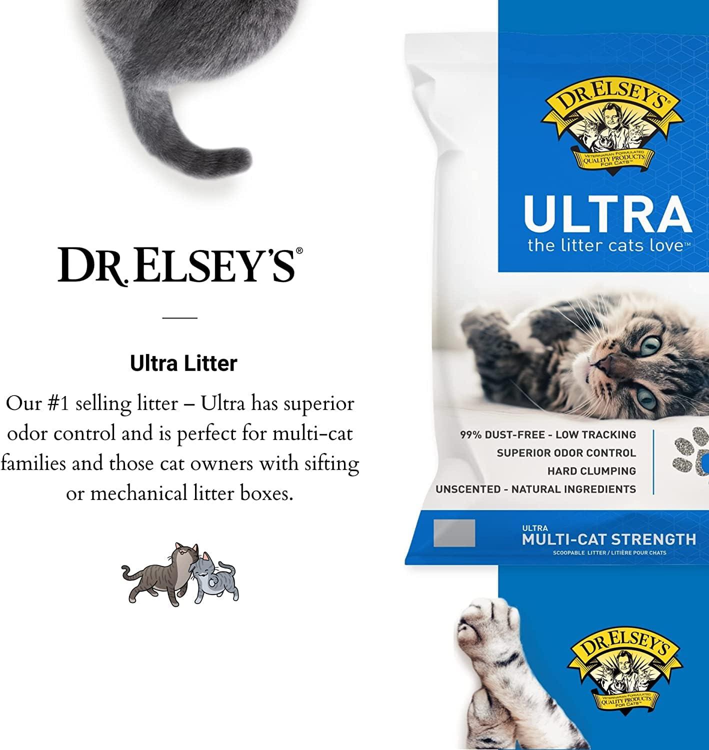 Dr. Elsey's Ultra UnScented Clumping Clay Cat Litter 40 lb. Bag - Image 6