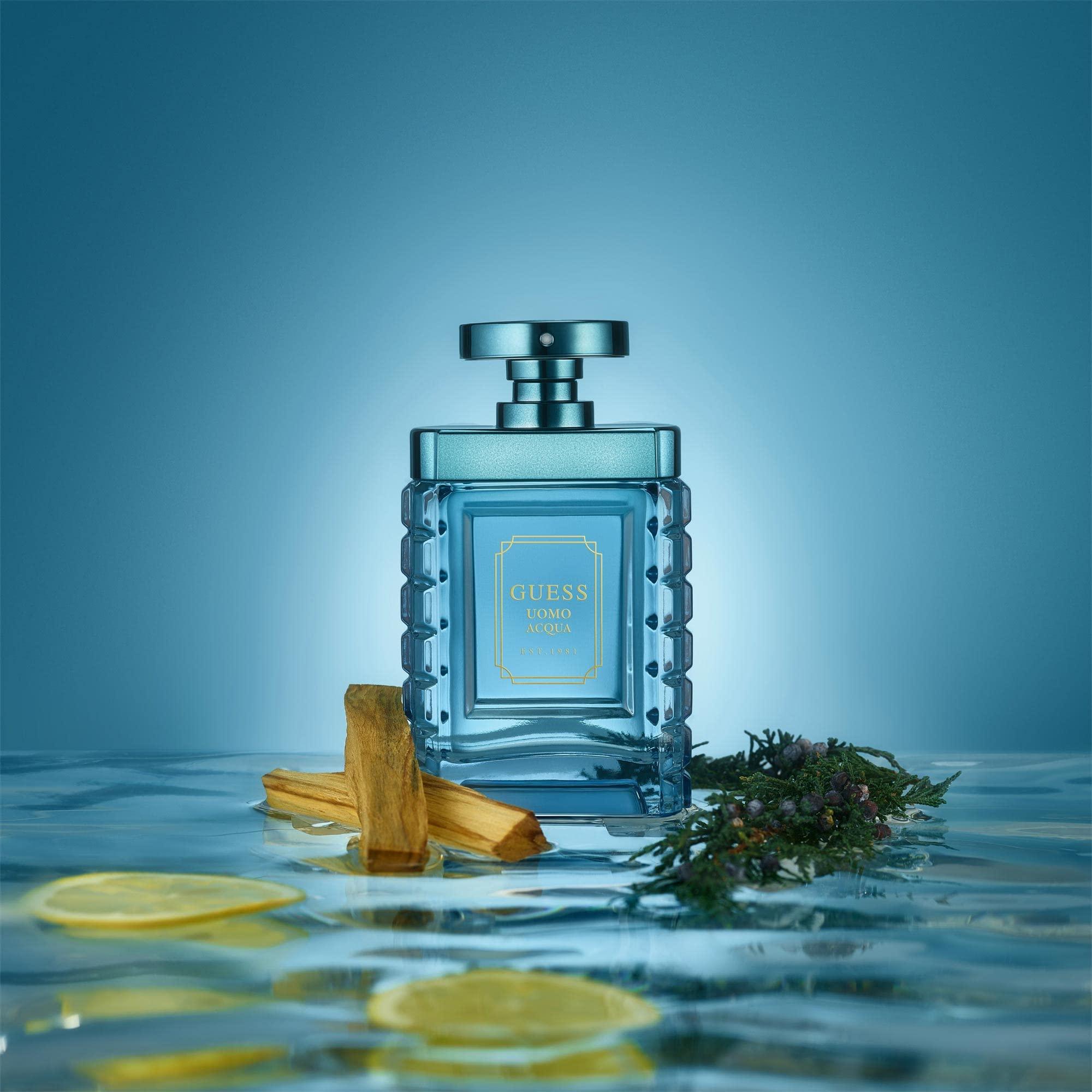 GUESS Uomo Acqua Eau de Toilette Cologne Spray For Men, 1.7 Fl. Oz. - Image 4