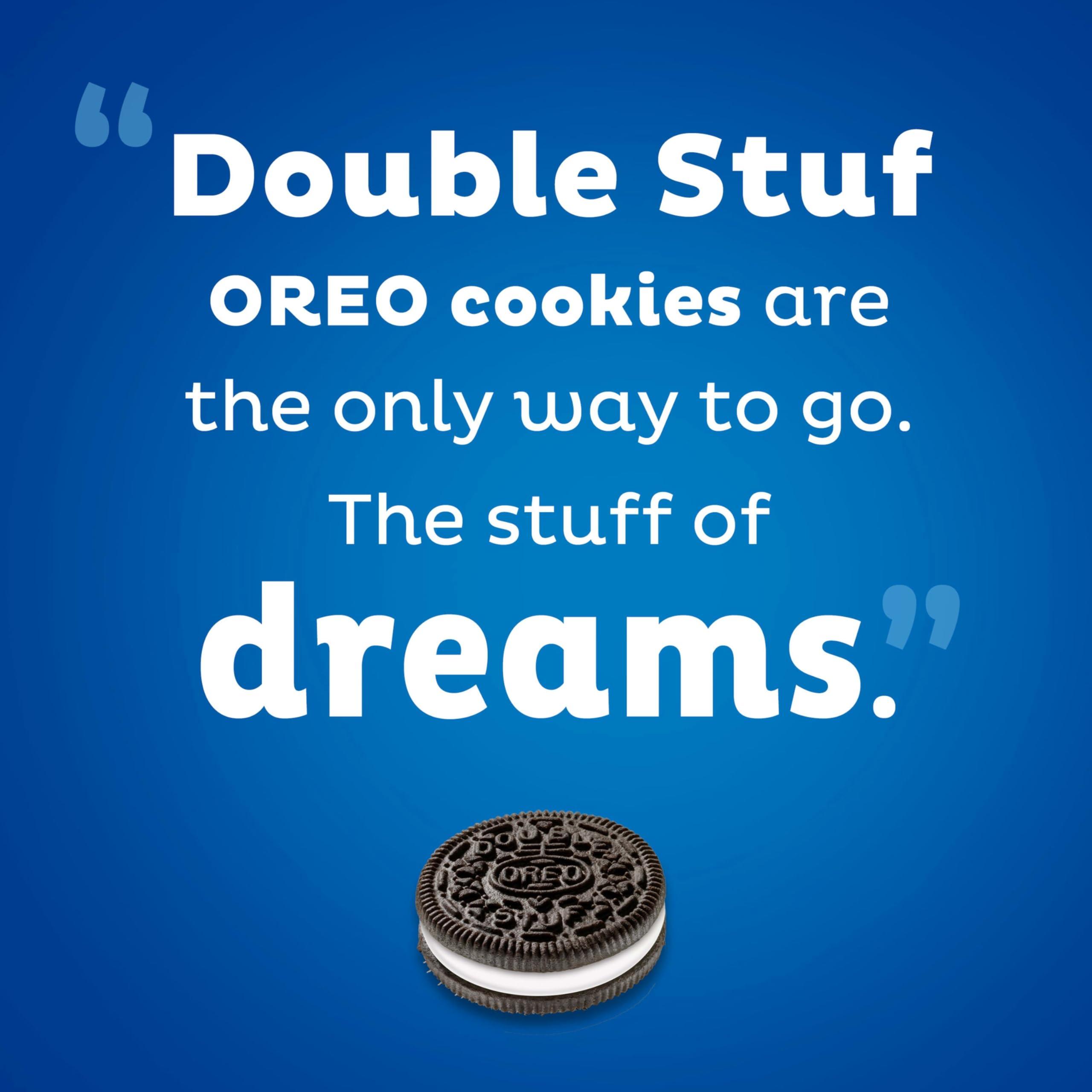 OREO Double Stuf Chocolate Sandwich Cookies, Family Size, 3 Packs - Image 11