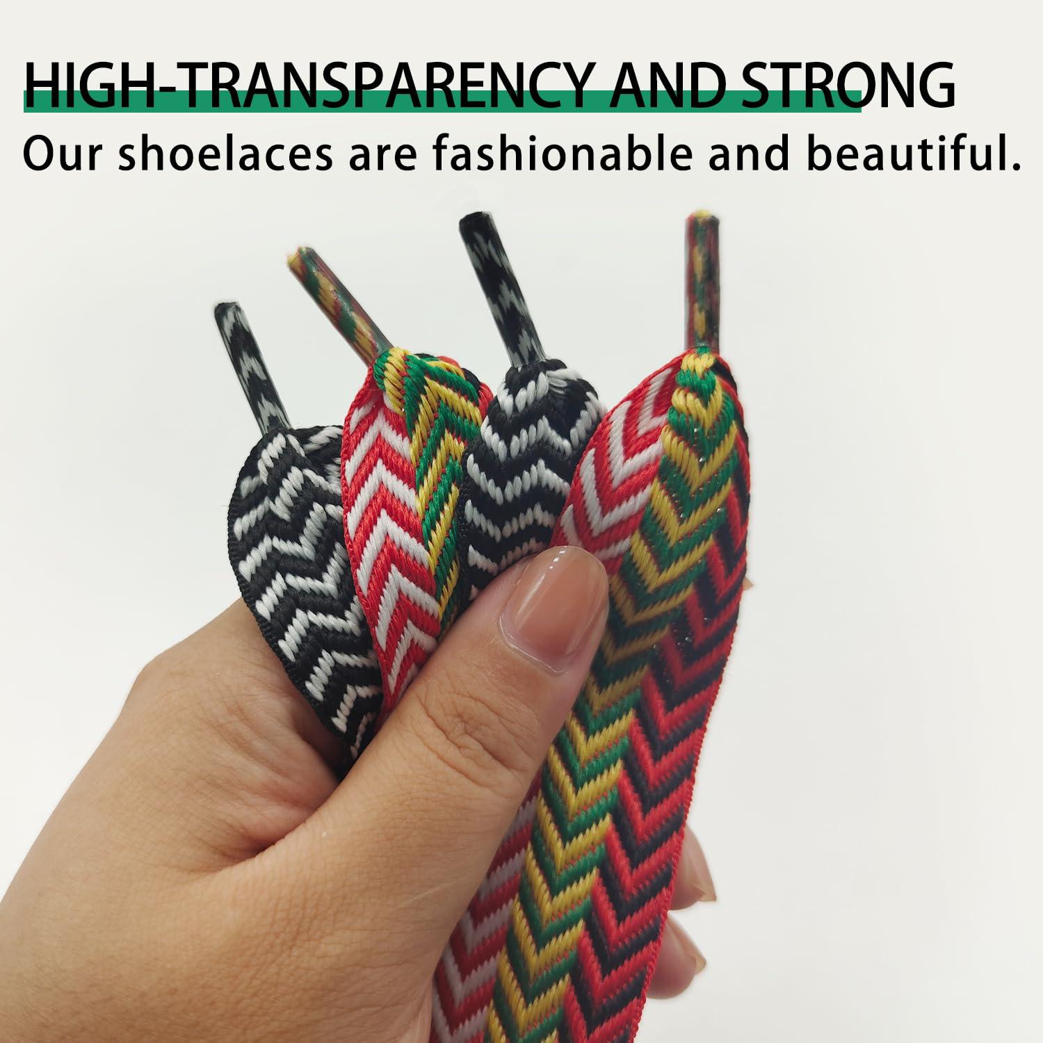 UamGlsob 2 Pair 3/32'(3cm) Thick Original Fat Shoe Laces, Jumbo Chunky Shoelaces Strings Replacement Laces for Lanvin Sneaker - Image 8