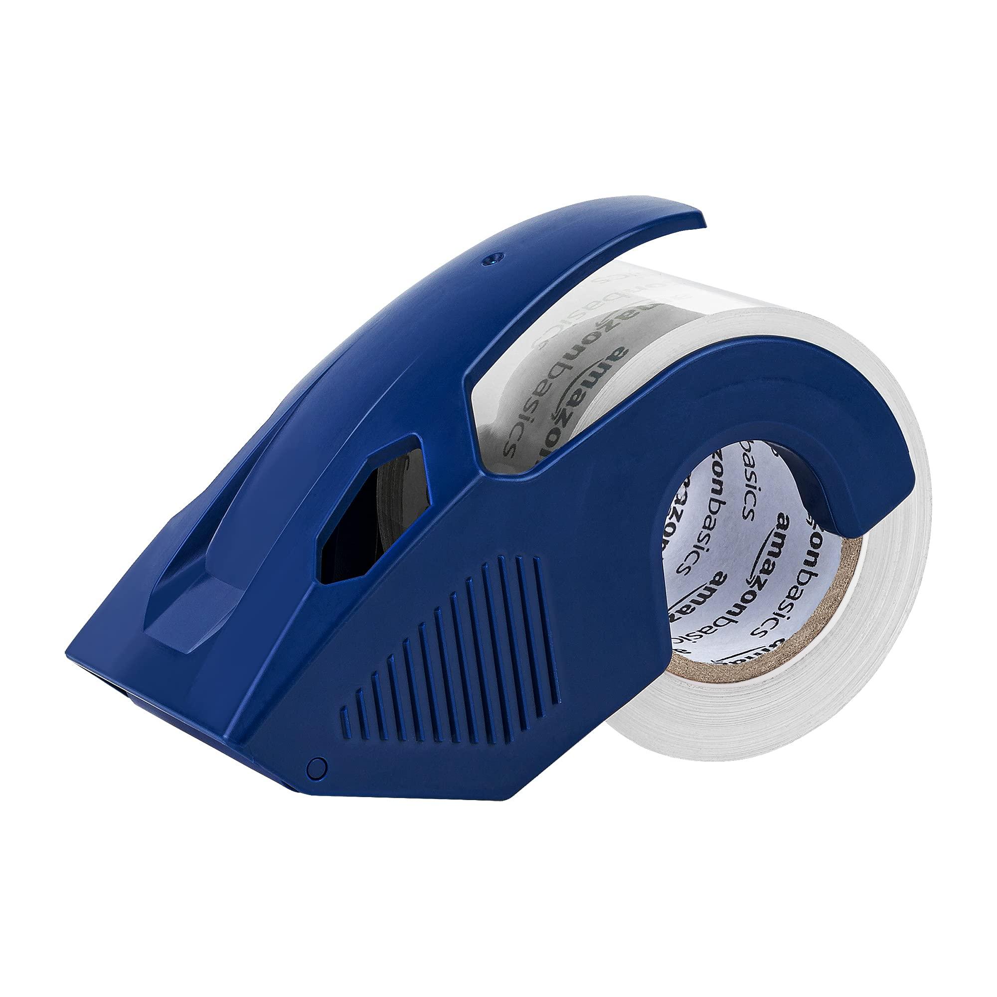 Amazon Basics Heavy Duty Packaging Tape With Dispenser, for Shipping and Moving Boxes, 1.88" x 22.2 yds, 4.6 x 2.2 x 2.6 inches, Clear, 6 Count (Pack of 1) - Image 2