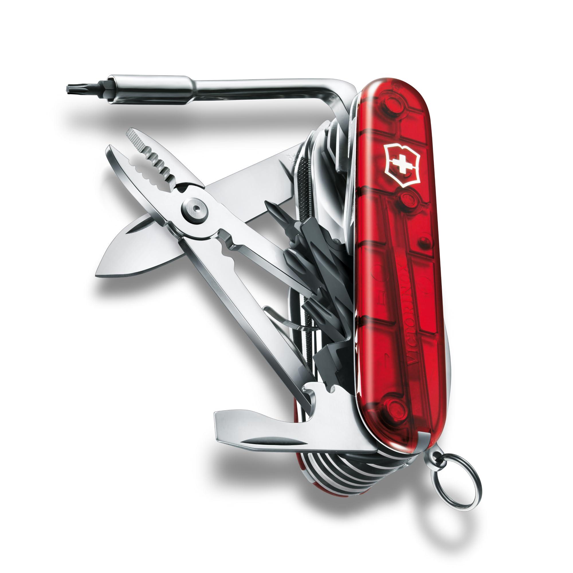Victorinox - Cybertool 34 Swiss Army Knife (Translucent Red) 17725 - Image 5