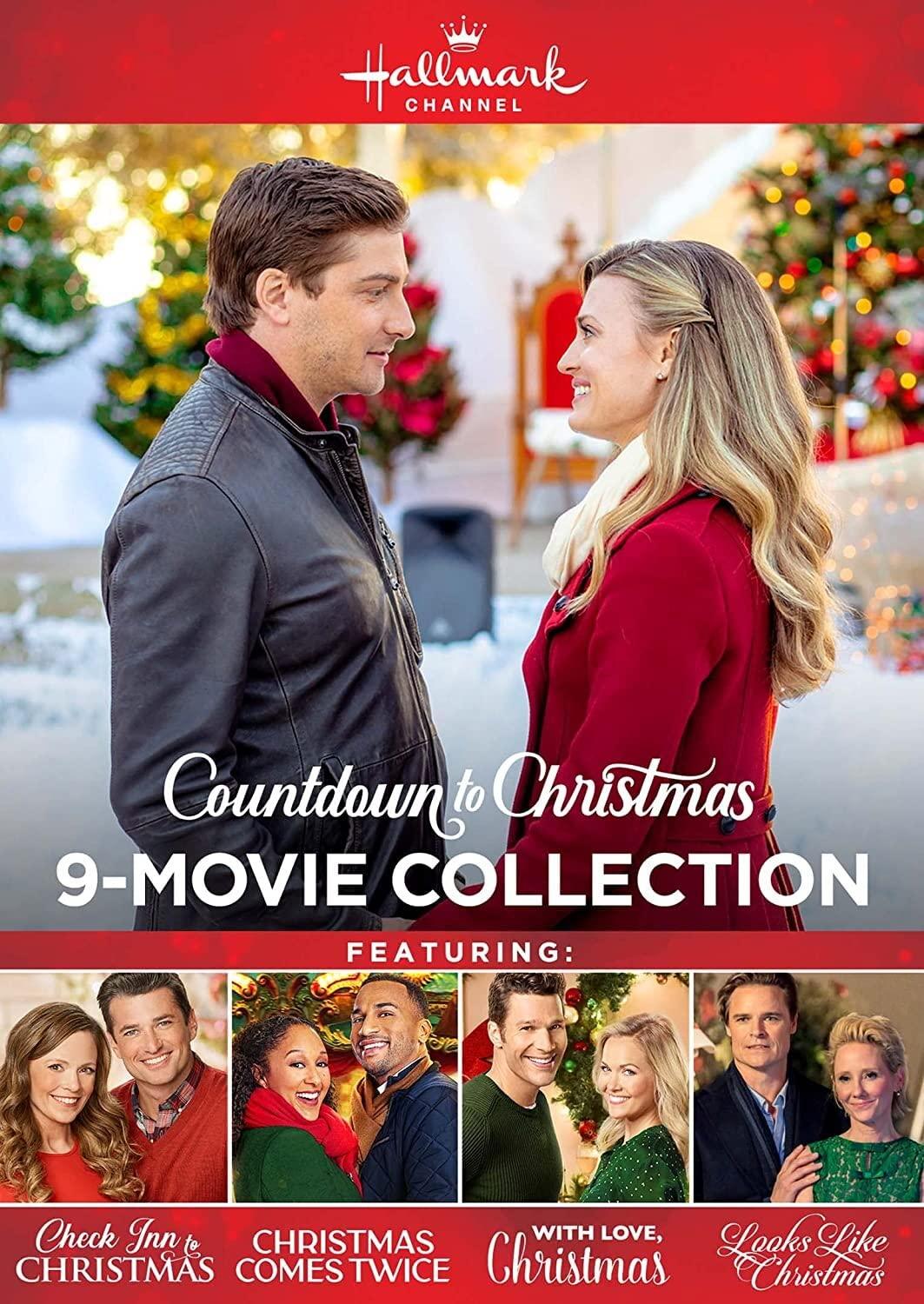 Hallmark Countdown to Christmas 9-Movie Collection featuring: Check Inn to Christmas, Christmas Comes Twice, Christmas Land, 12 Gifts and more - Image 1
