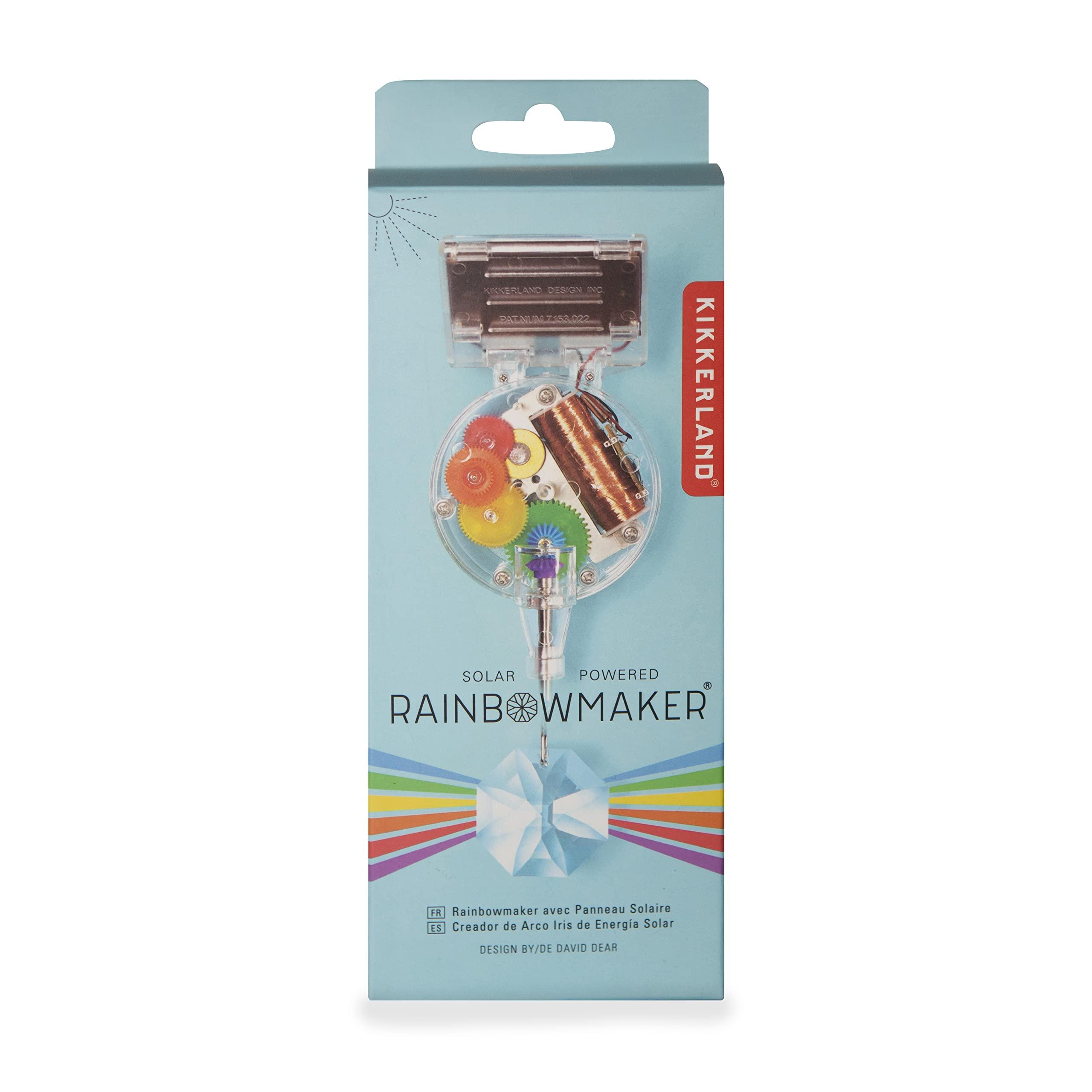 Kikkerland Solar Powered Rainbow Maker – Prism Suncatcher, Fun Home Window Decor – Unique Gift for Christmas & Birthdays – Single Crystal - Image 3