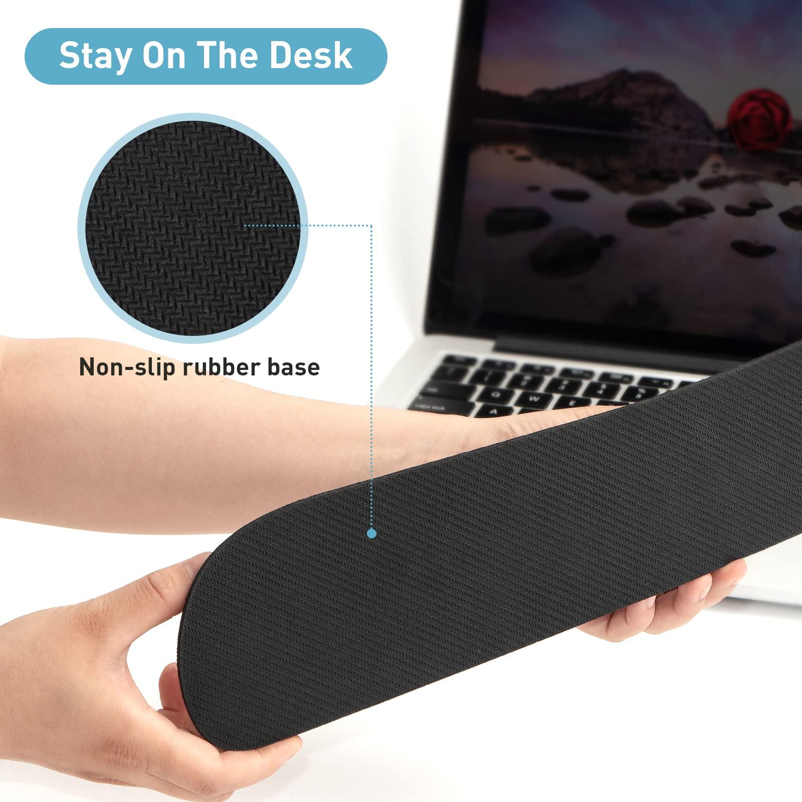 Yolanda Keyboard Wrist Rest Memory Foam, Easy Typing Pain Relief, Keyboard Mouse Pad Set for Computer, Laptop, Home & Office - Image 5