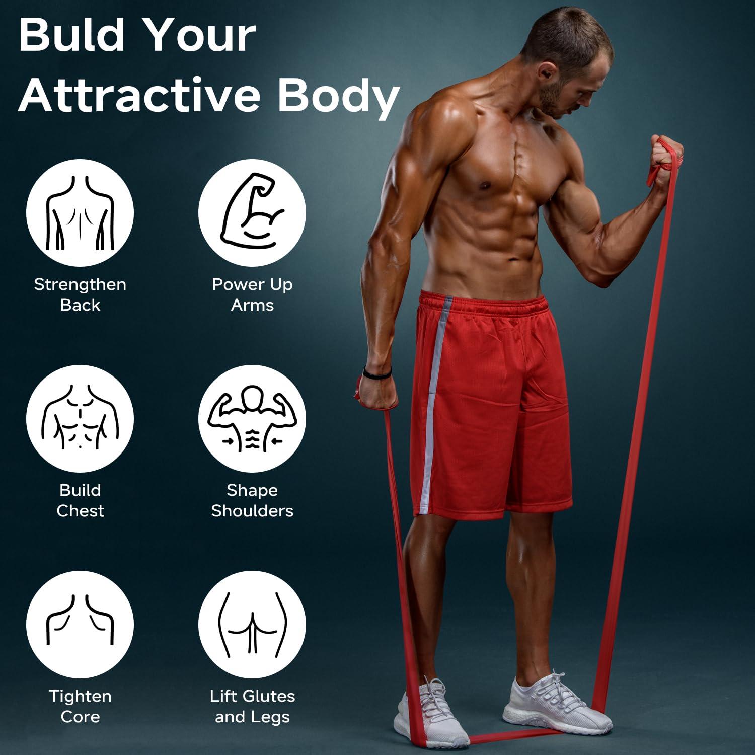 Lysole Push Up Board,Home Gym Pilates Board,Ab Roller Resistance Bands,Ab Workout Equipment Exercise Working Out,Pull Up Board Exercise and Fitness - Image 4