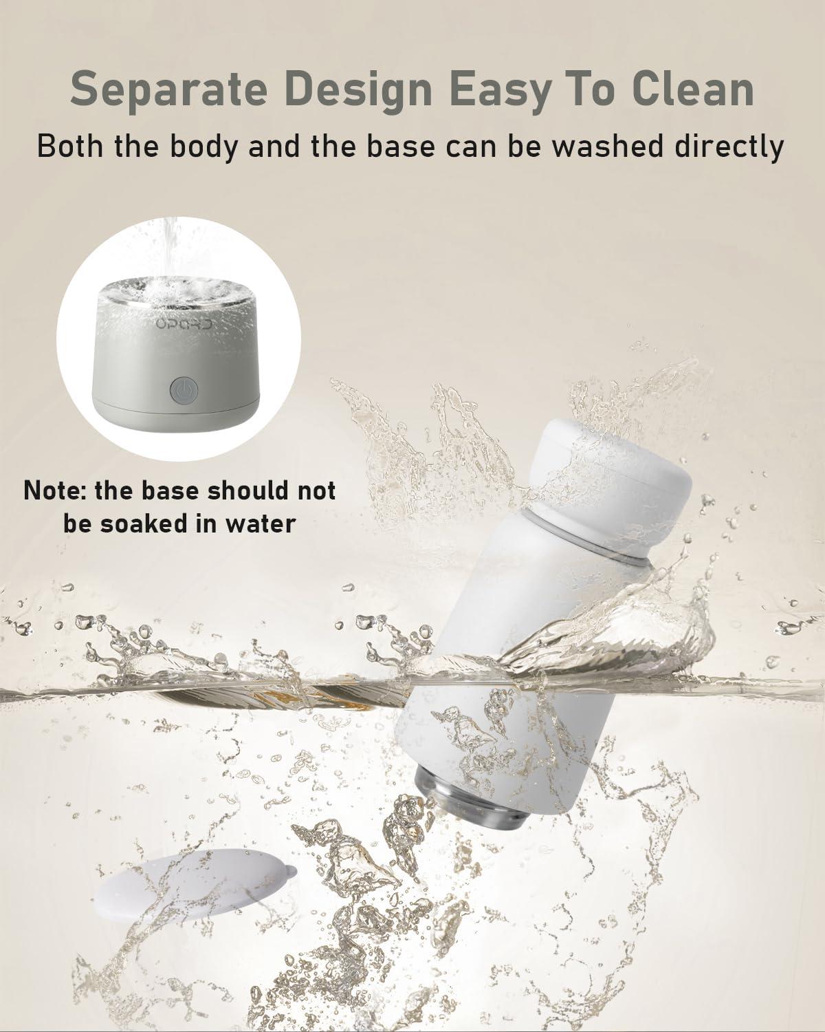 Opard Portable Bottle Warmer for Travel, Dual Heating Modes for Breastmilk, Formula, Water, 4 Adjustable Temp Cordless Milk Bottle Warmer on The go, 12 oz Capacity Car Bottle Warmer for Baby - Image 5