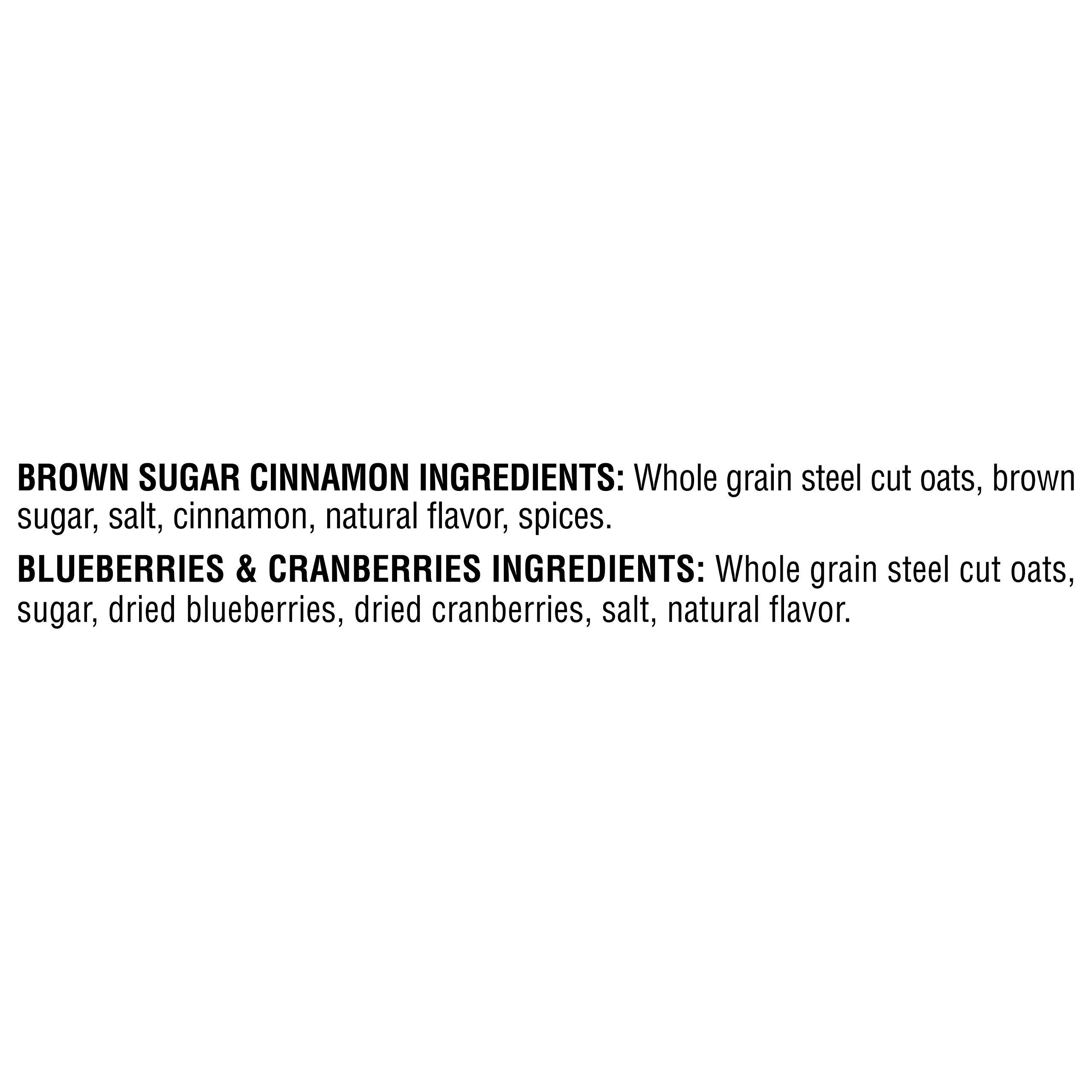Quaker Steel Cut Quick 3-Minute Oatmeal, 2 Flavor Variety Pack, Individual Packets, 32 Count - Image 3