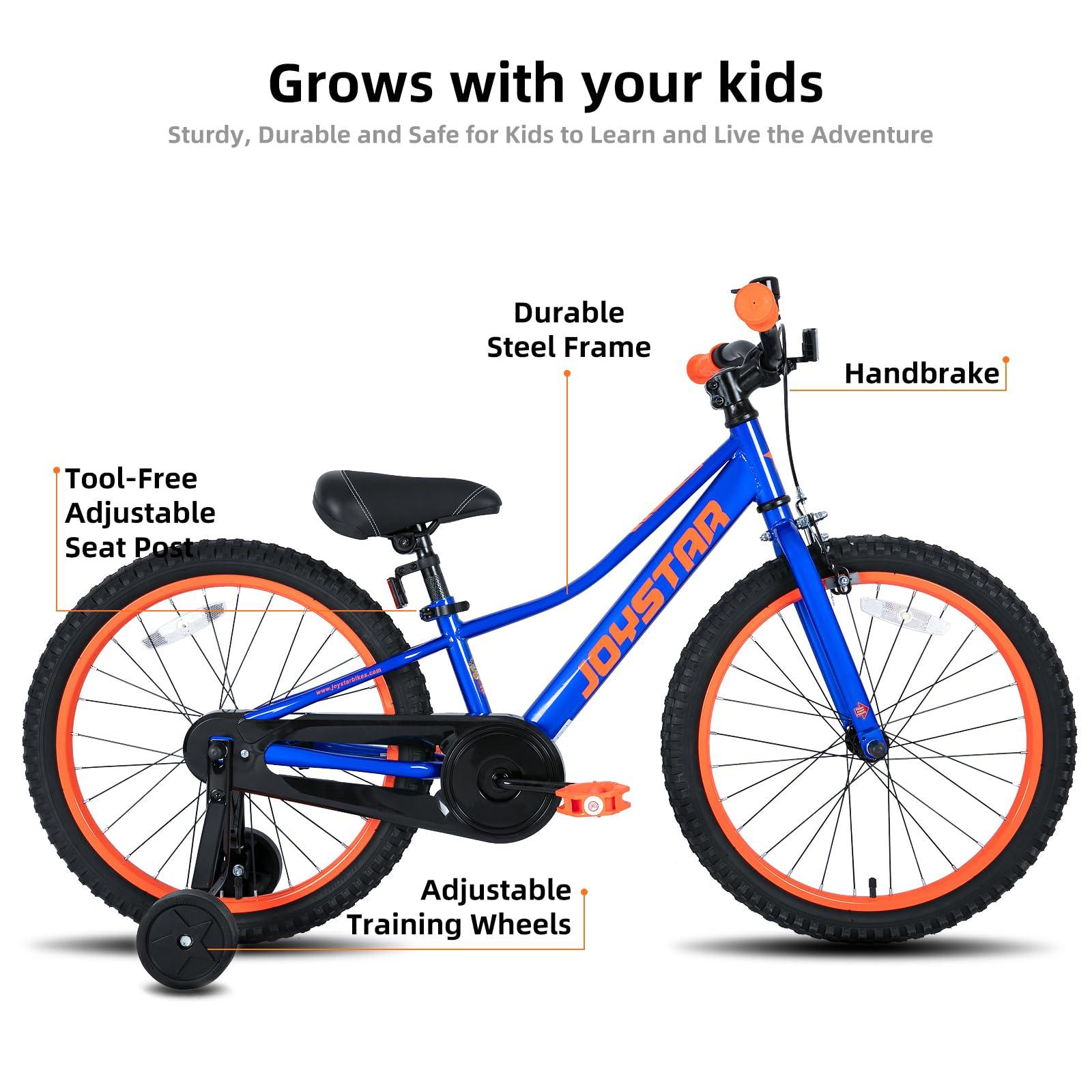 JOYSTAR NEO 20 Inch Kids Bike for Ages 6-10 Years Old Boys & Girls, 20 Inch Wheels Kids Mountain Bike with Training Wheels & Handbrake, Kids' Bicycles, Multiple Colors - Image 2