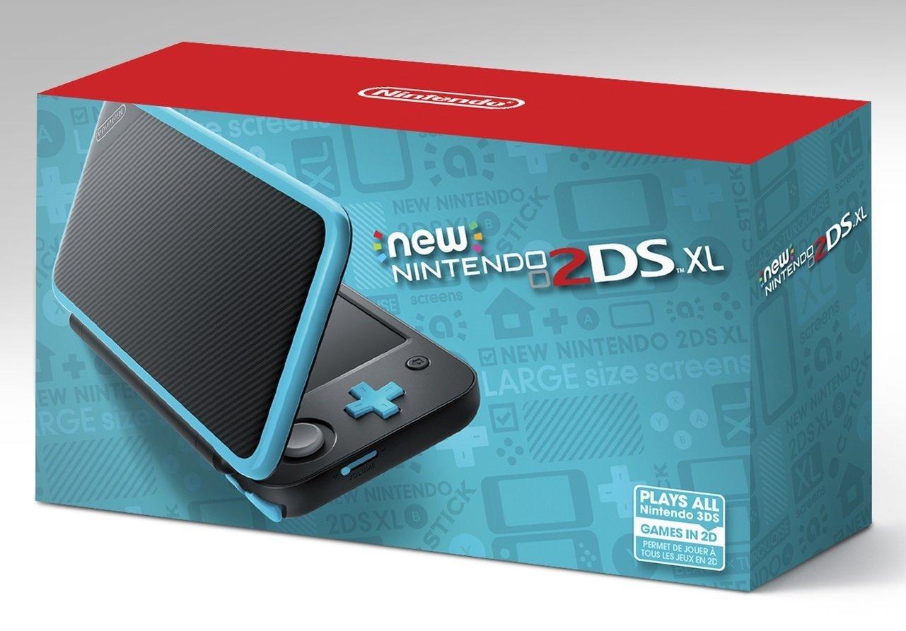 Nintendo New 2DS XL - Black + Turquoise (Renewed) - Image 2