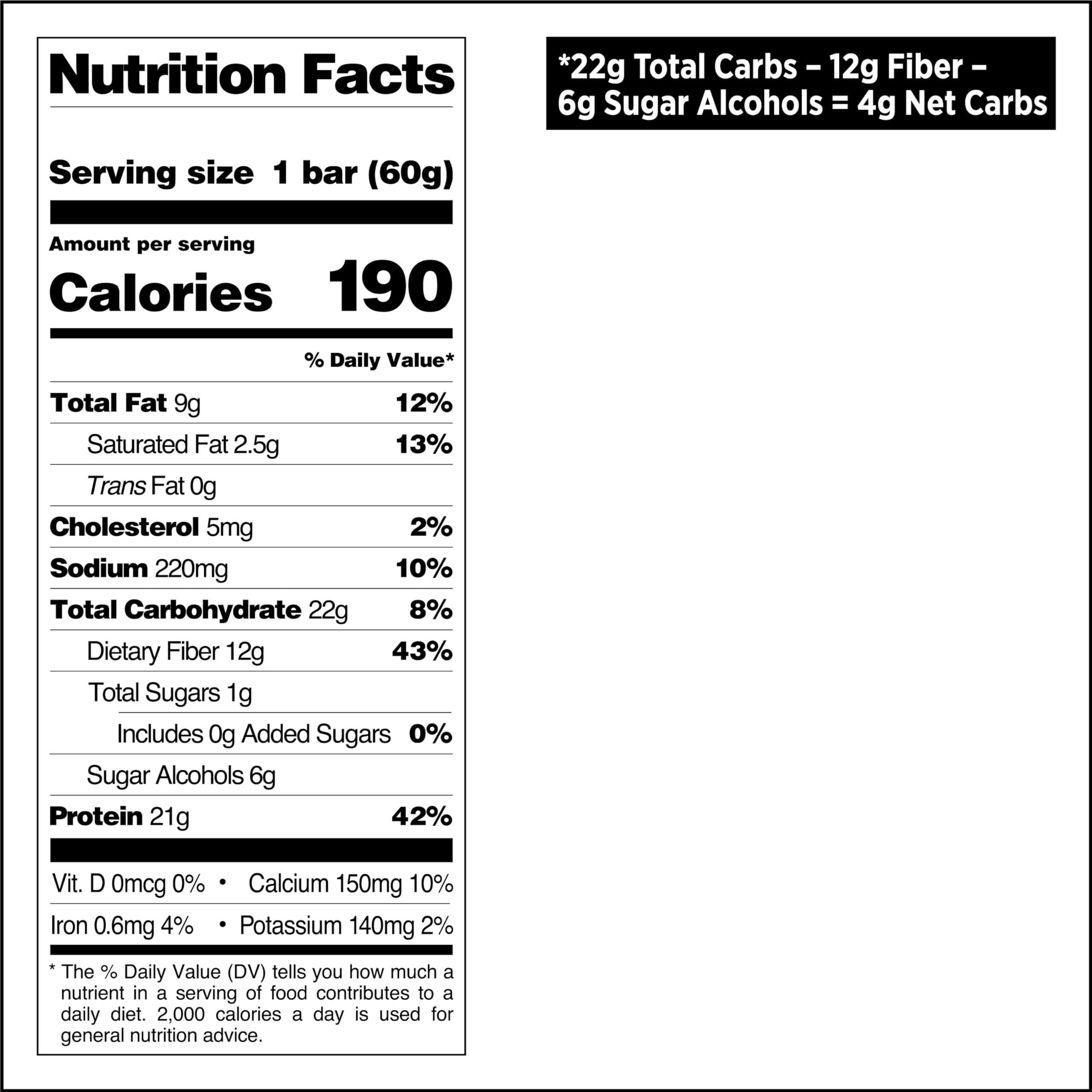 Quest Nutrition Chocolate Chip Dough Cookie Protein Bars, 21g Protein, 1g Sugar, 4g Net Carb, Gluten Free, Keto Friendy, 12 Count - Image 8