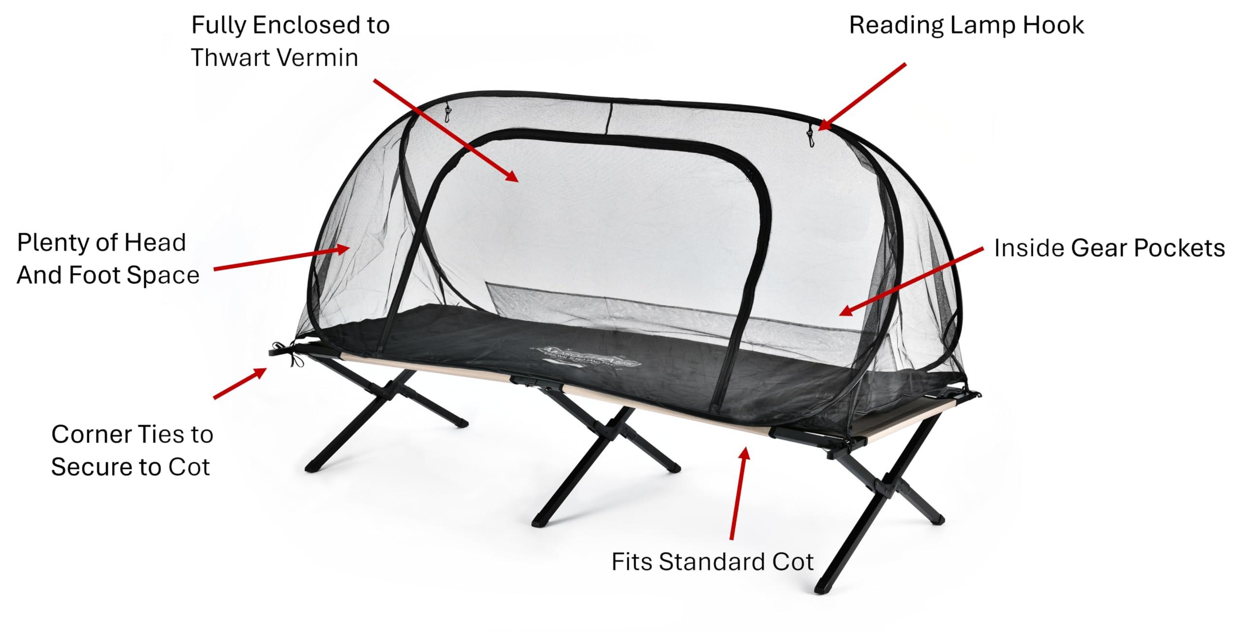 Wicked Cool MosquitOasis Pop-Up Mosquito Net Tent for Summer Camps and Camping - Image 4
