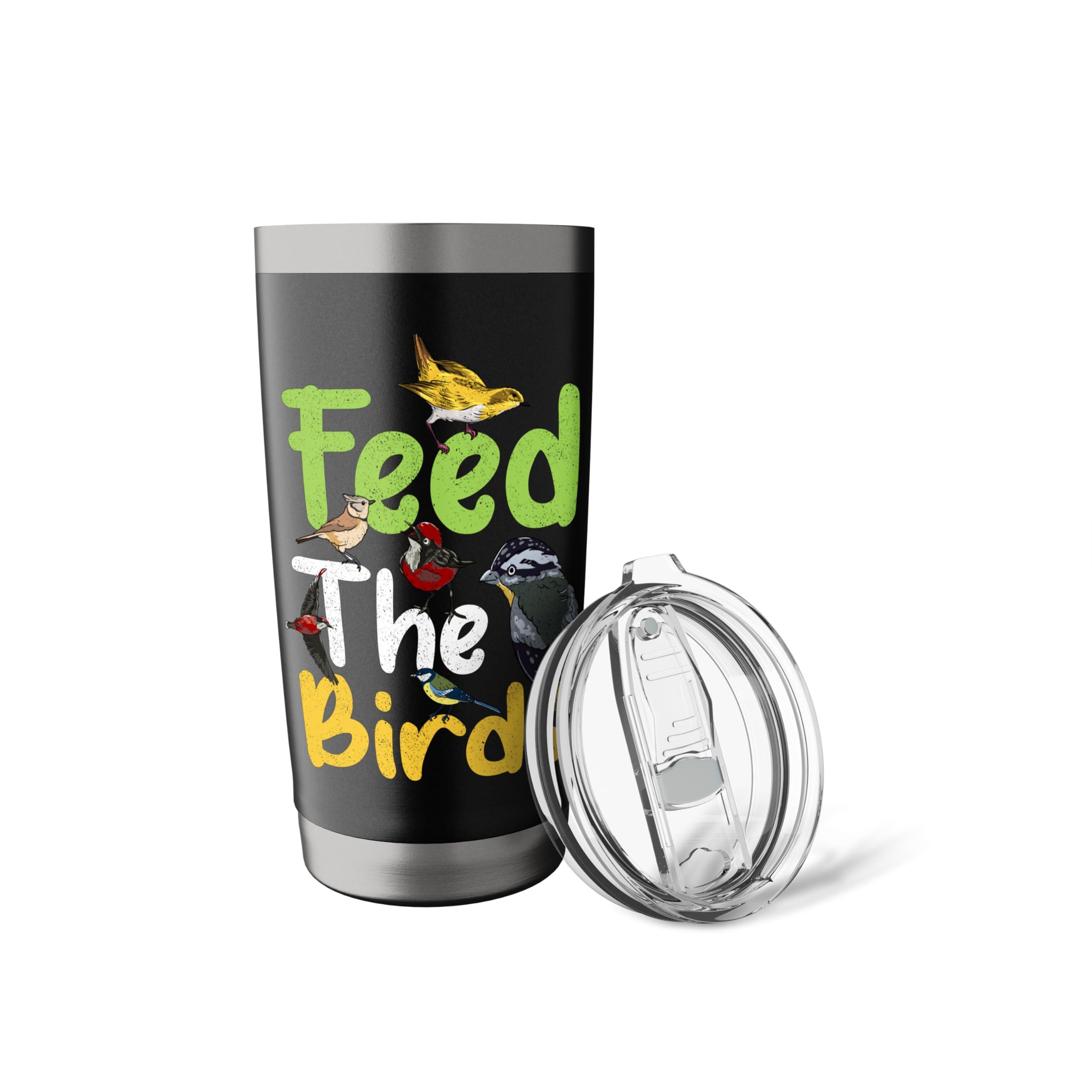 Bird Feeder - Feed The Birds Stainless Steel Insulated Tumbler - Image 6