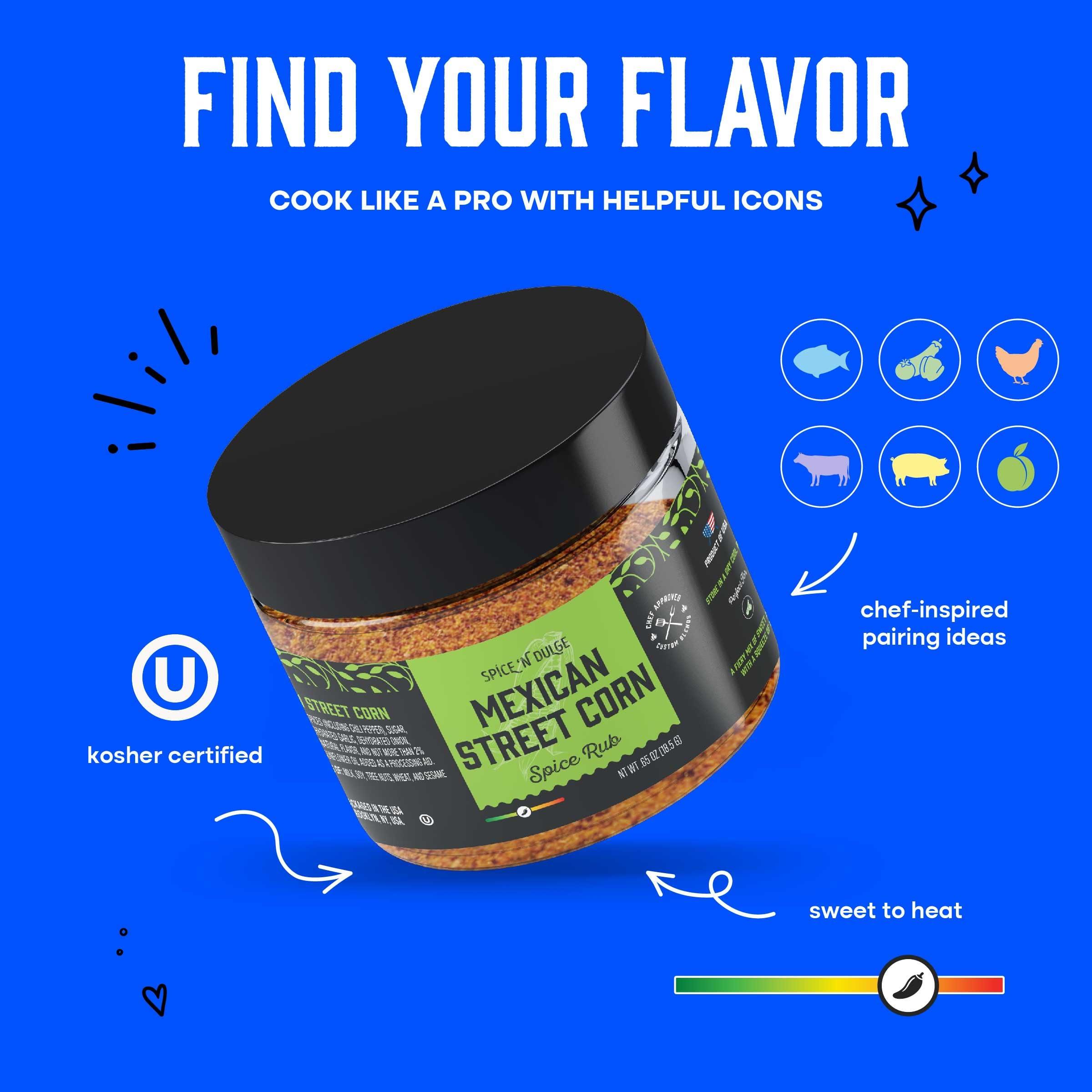 Grilling Spice Set Grill Seasoning Gifts, 20 Unique Spices and Seasonings Jars Gift Set, BBQ Gifts For Men, Dad, Husband, Father, Flavors Like Chili, Cajun, Garlic, Steak, Rub, Herbs, Blend and More - Image 8