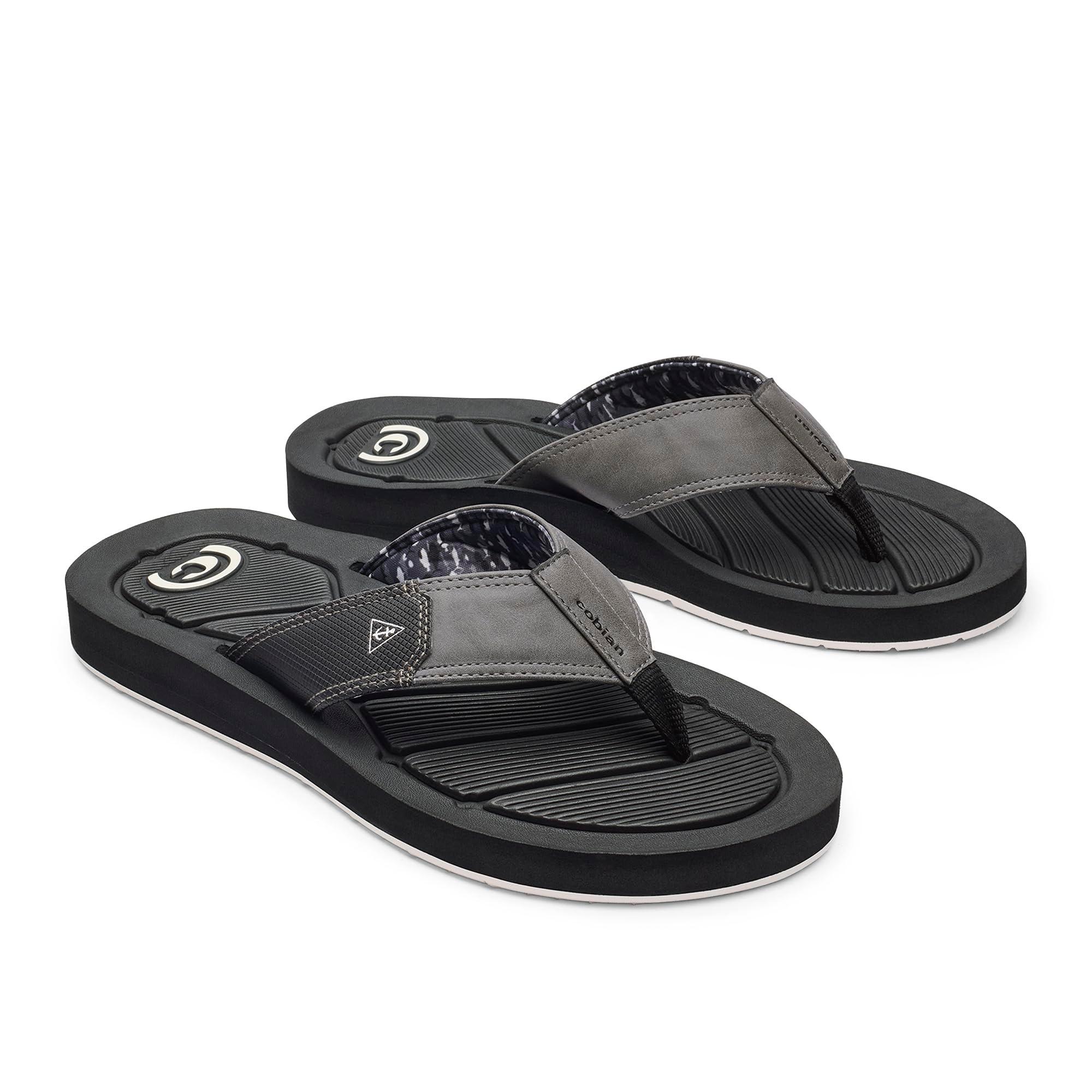 Cobian Men’s Draino 3 Water-friendly Synthetic Suede Strap Flip-Flop Sandals - Image 3