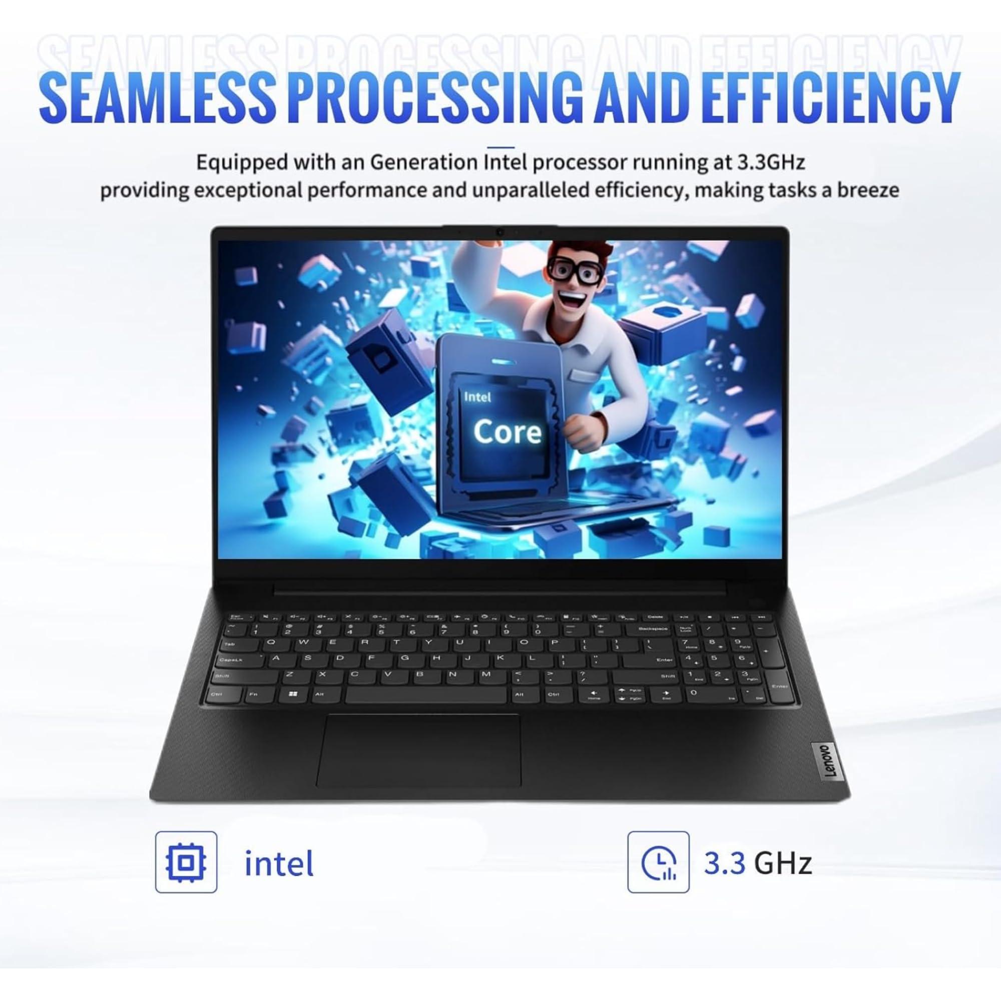 Lenovo V15 Business Laptop • 32GB RAM • 1TB SSD • Intel 4-core Processor • 15.6" FHD • Ethernet Port • HDMI • Windows 11 Pro • Sleek Design • Effortless Elegance - Image 6