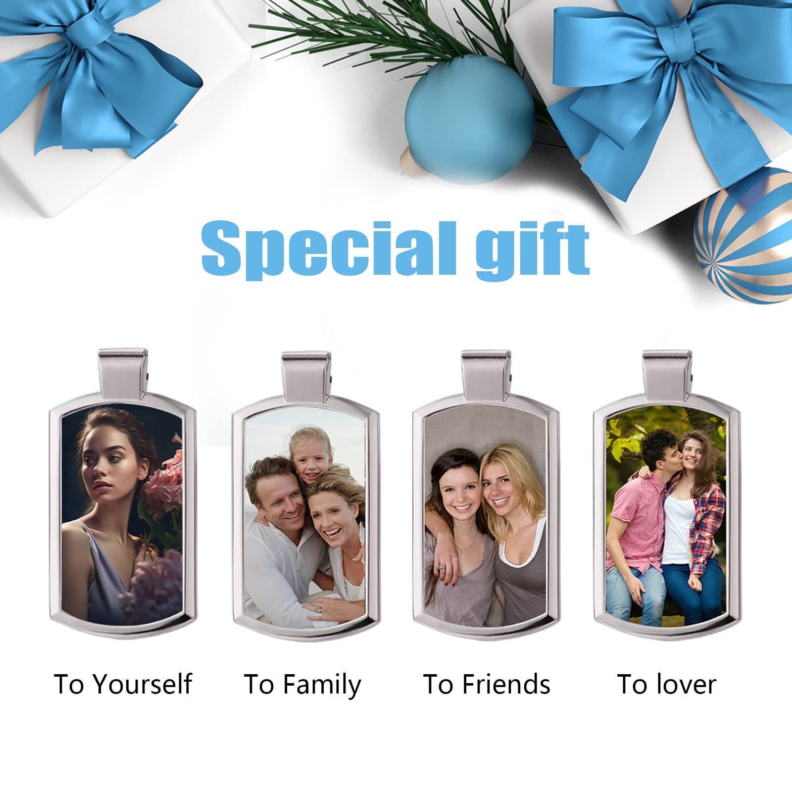 Personalized Photo Keychain Customizable Text Key Chain Alloy Pendant Keyring Custom Keychain With Picture Memorial Gifts - Image 4