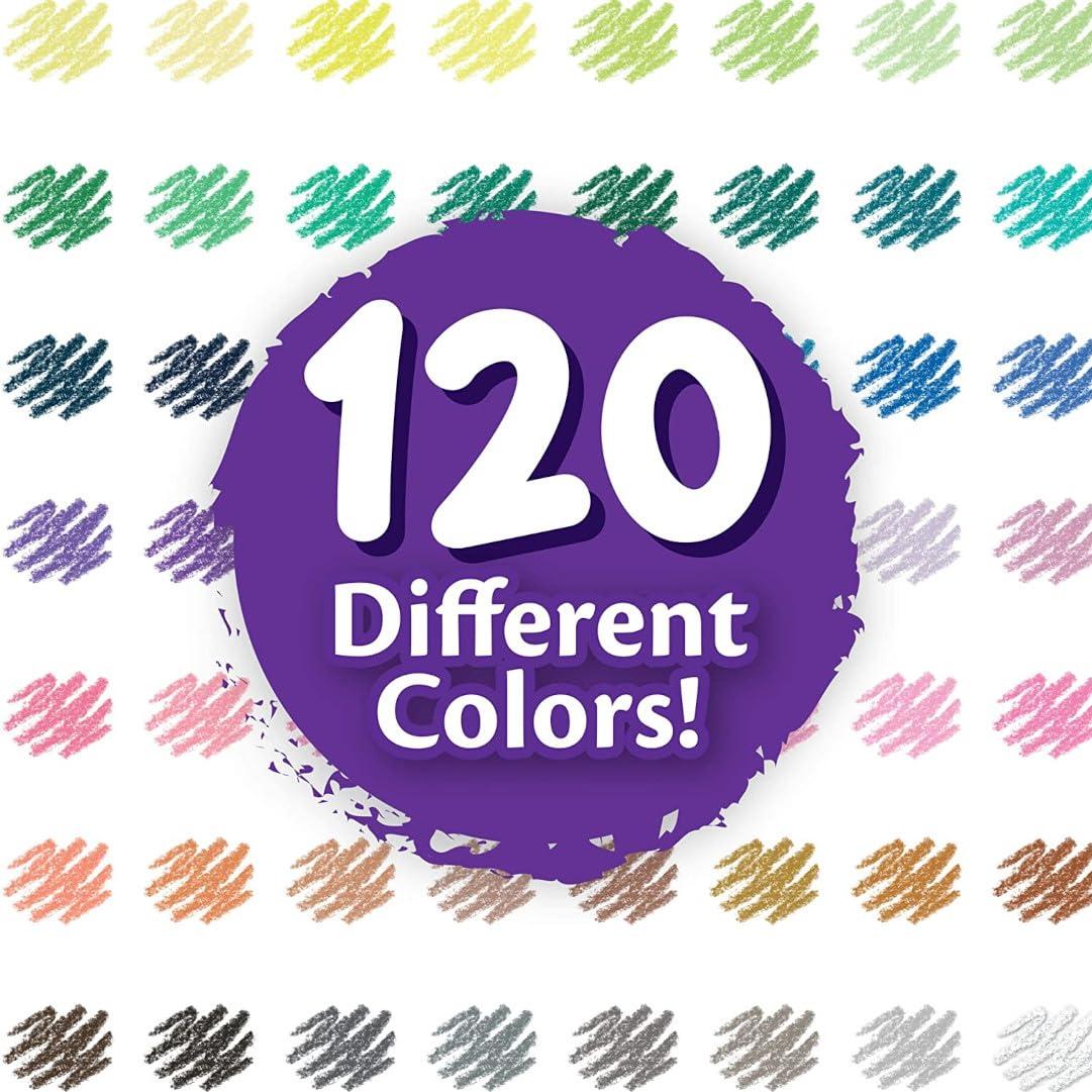 Crayola Colored Pencils Set for Kids (120ct), Bulk Art Supplies for Kids, Back to School Essentials, Teacher Classroom Must Haves, Coloring Book Pencils - Image 4