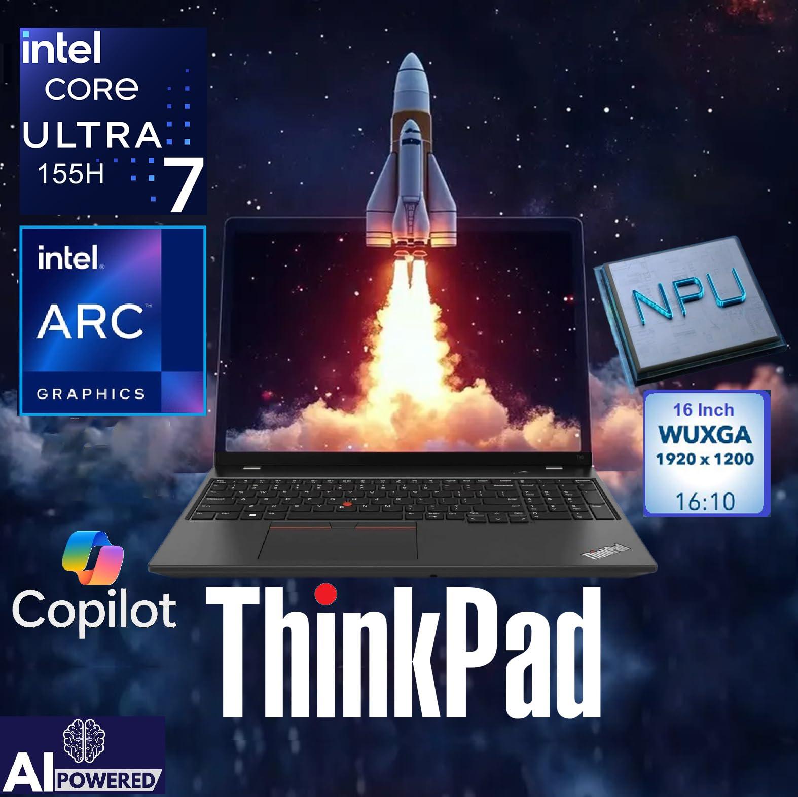 Lenovo ThinkPad E16 G2 Business Laptop Computer, Intel 16-Core Ultra 7 155H (Beat i7-13705H), 64GB DDR5 RAM, 2TB PCIe SSD, 16" FHD+, WiFi 6E, Backlit Keyboard, Fingerprint Reader, W11 Pro, Vent-Hear - Image 4