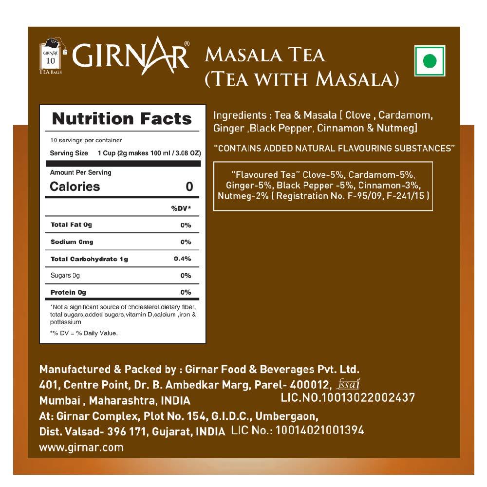 Girnar Masala Tea (Tea Bags) - Image 5