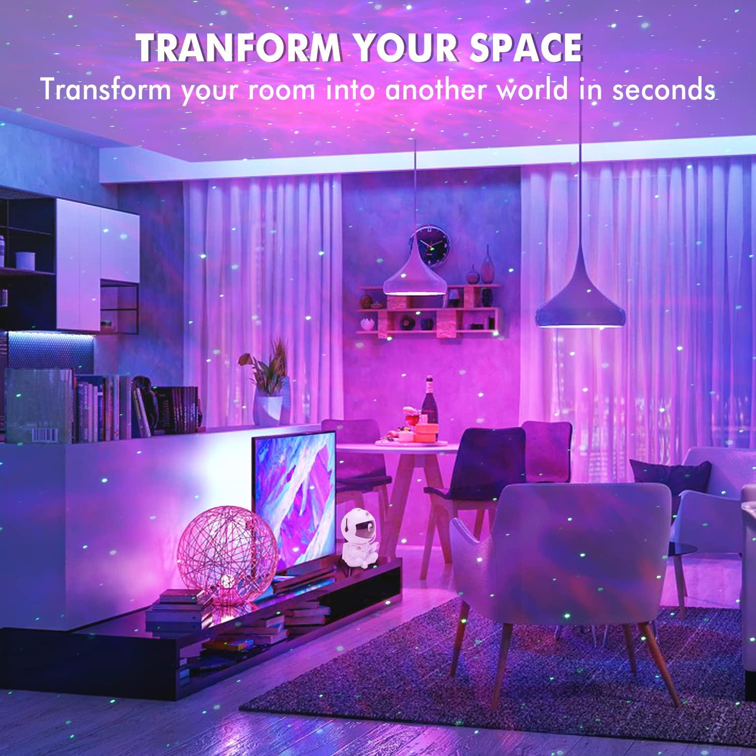 Astronaut Star Projector, Kids Night Light, Nebula Projector Light. Galaxy Bedroom Projector, Adult Playroom/Home Theater/Ceiling/Room Decoration - Image 4