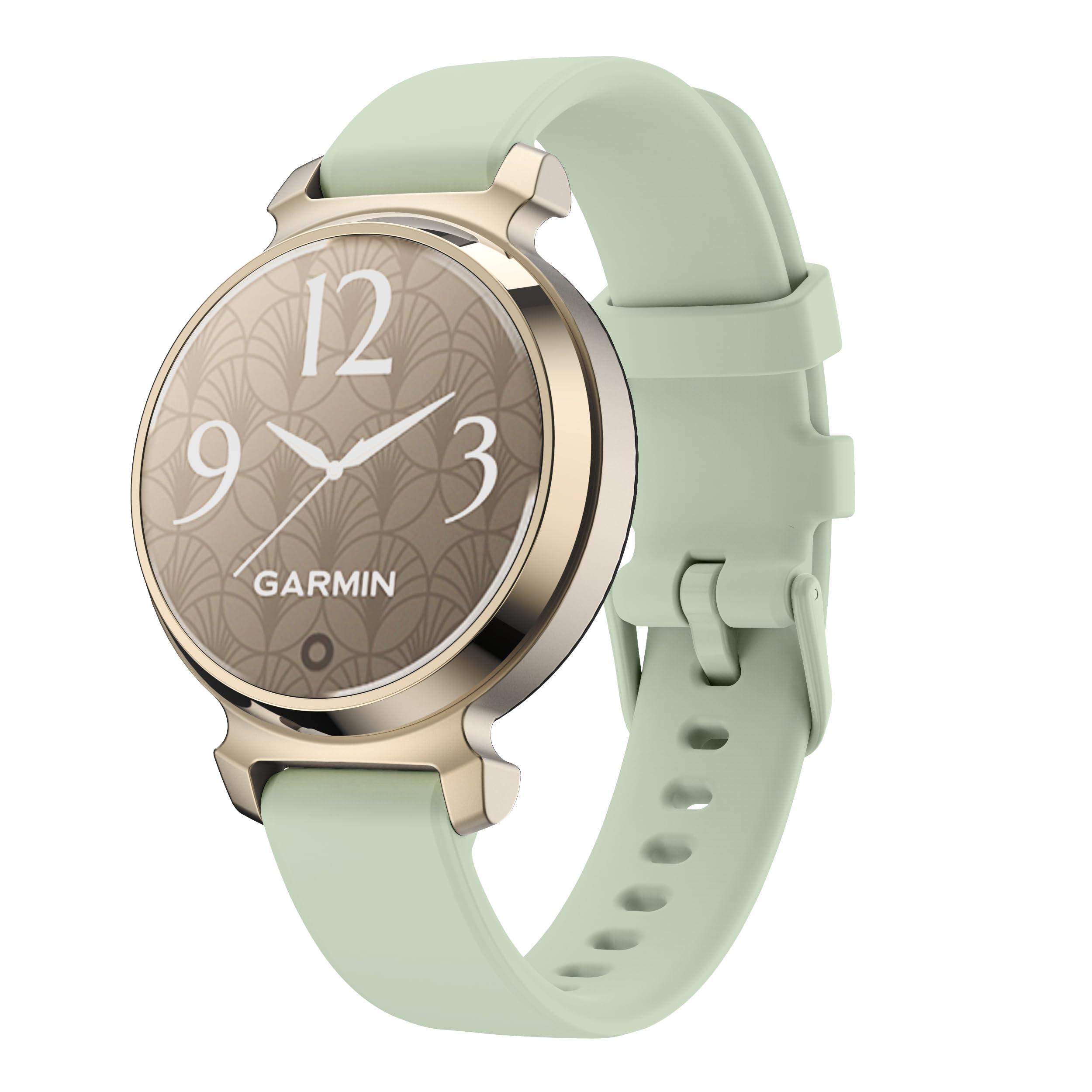 WUWOCJ Soft Silicone Sport Bands Compatible with Garmin Lily 2 Smart Watch Quick Release Replacement Wristband (Pale Green)