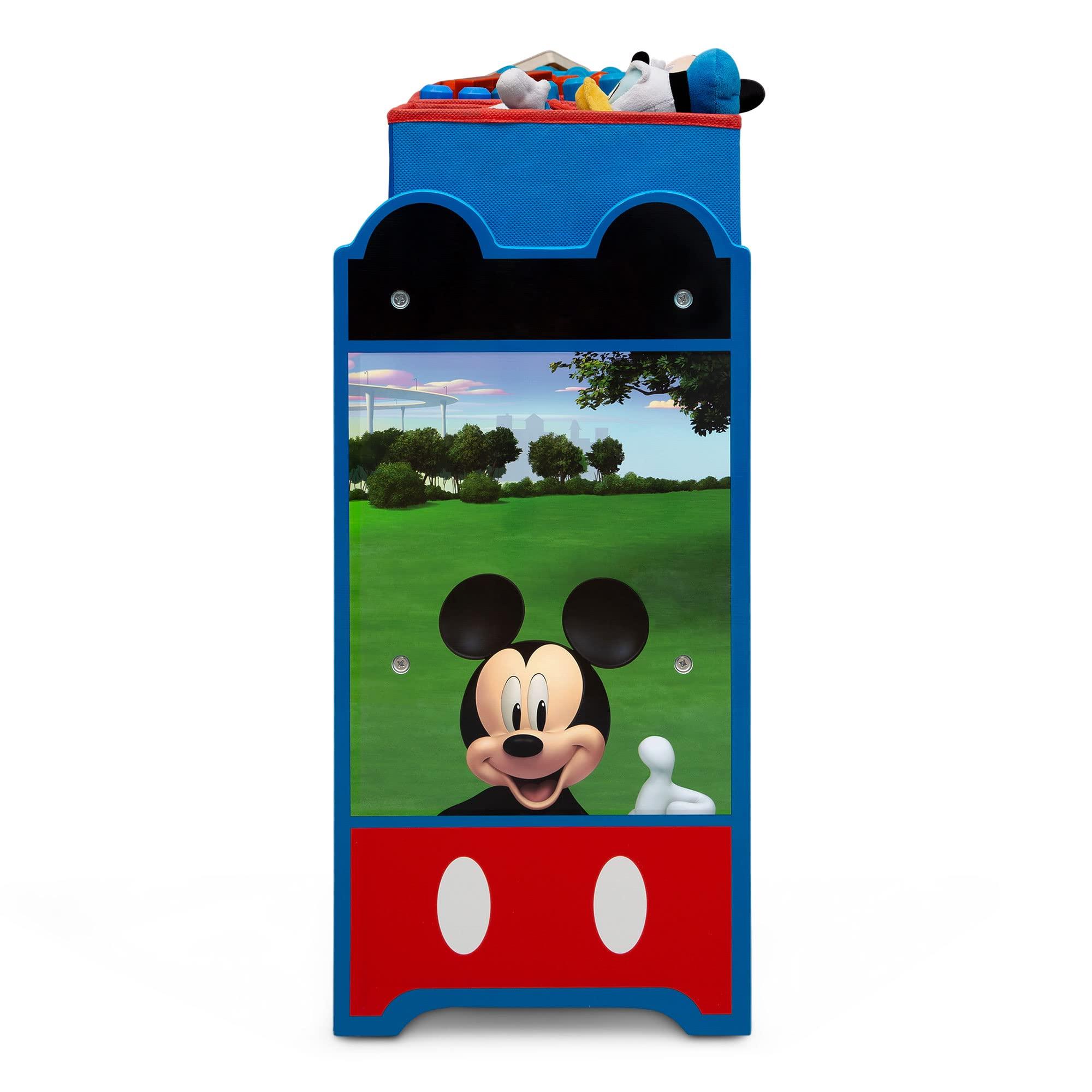 Delta Children Disney Mickey Mouse Deluxe 9 Bin Design and Store Toy Organizer, Greenguard Gold Certified - Image 7