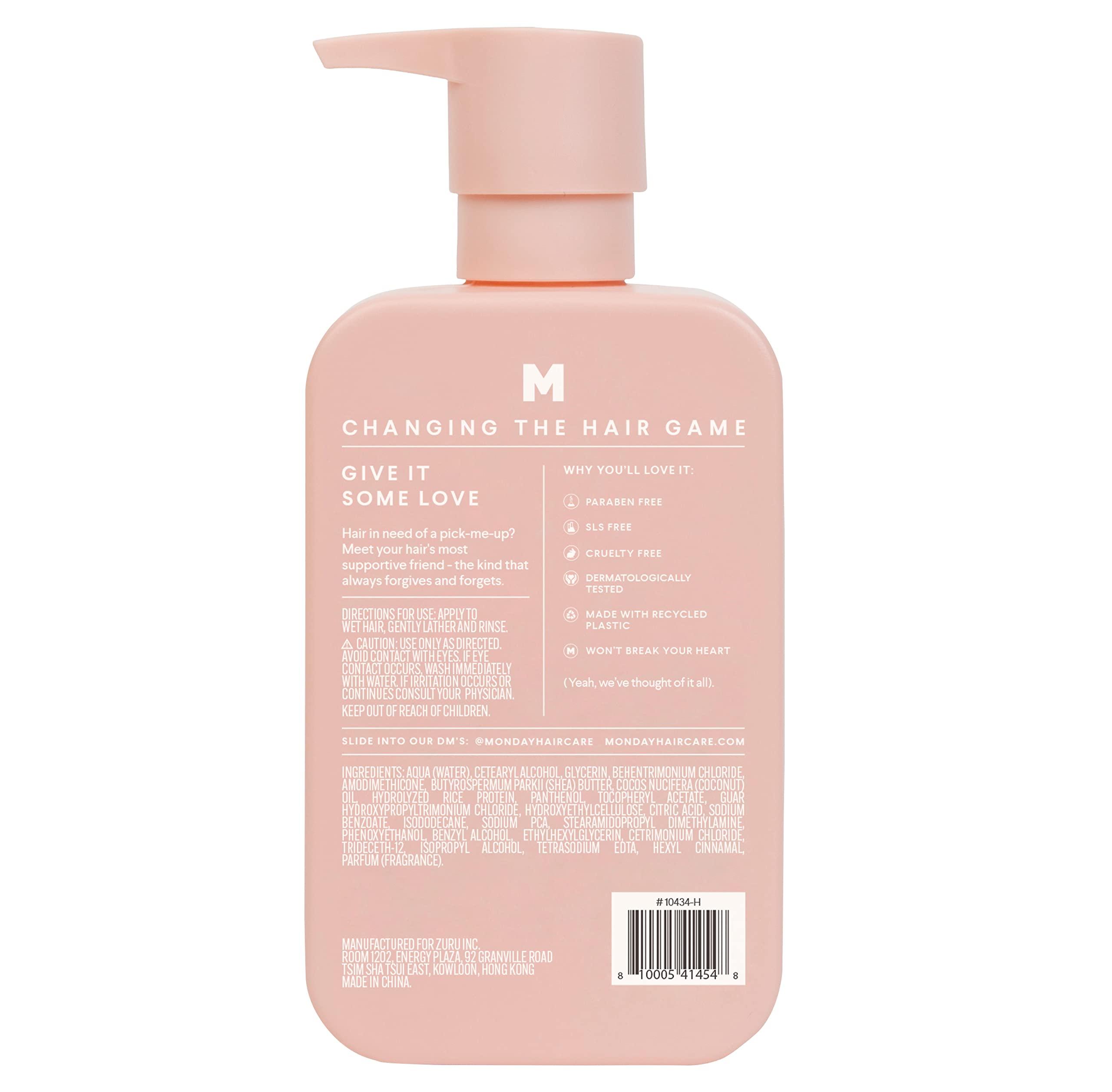 MONDAY HAIRCARE MOISTURE Conditioner with Hyaluronic Acid, Coconut Oil & Shea Butter for Dry & Dull Hair 354 mL - Image 2