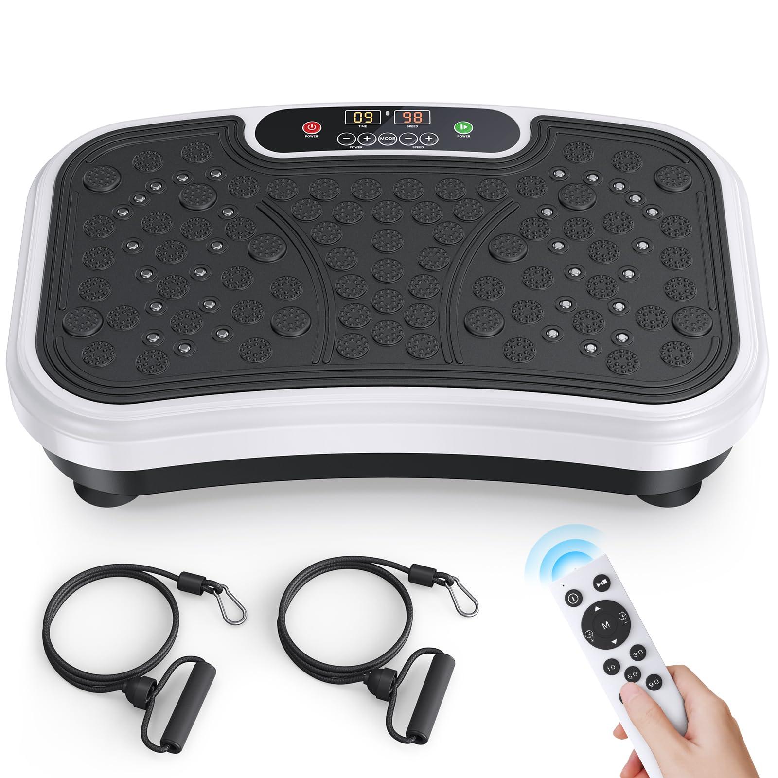 UTRYCO Whole Body Vibration Plate Exercise Machine Vibrating Plate Shaking with Weight 330lbs, Shake Plate Exercise Machine Power Plate Vibration Platform for Fitness Equipment Workout