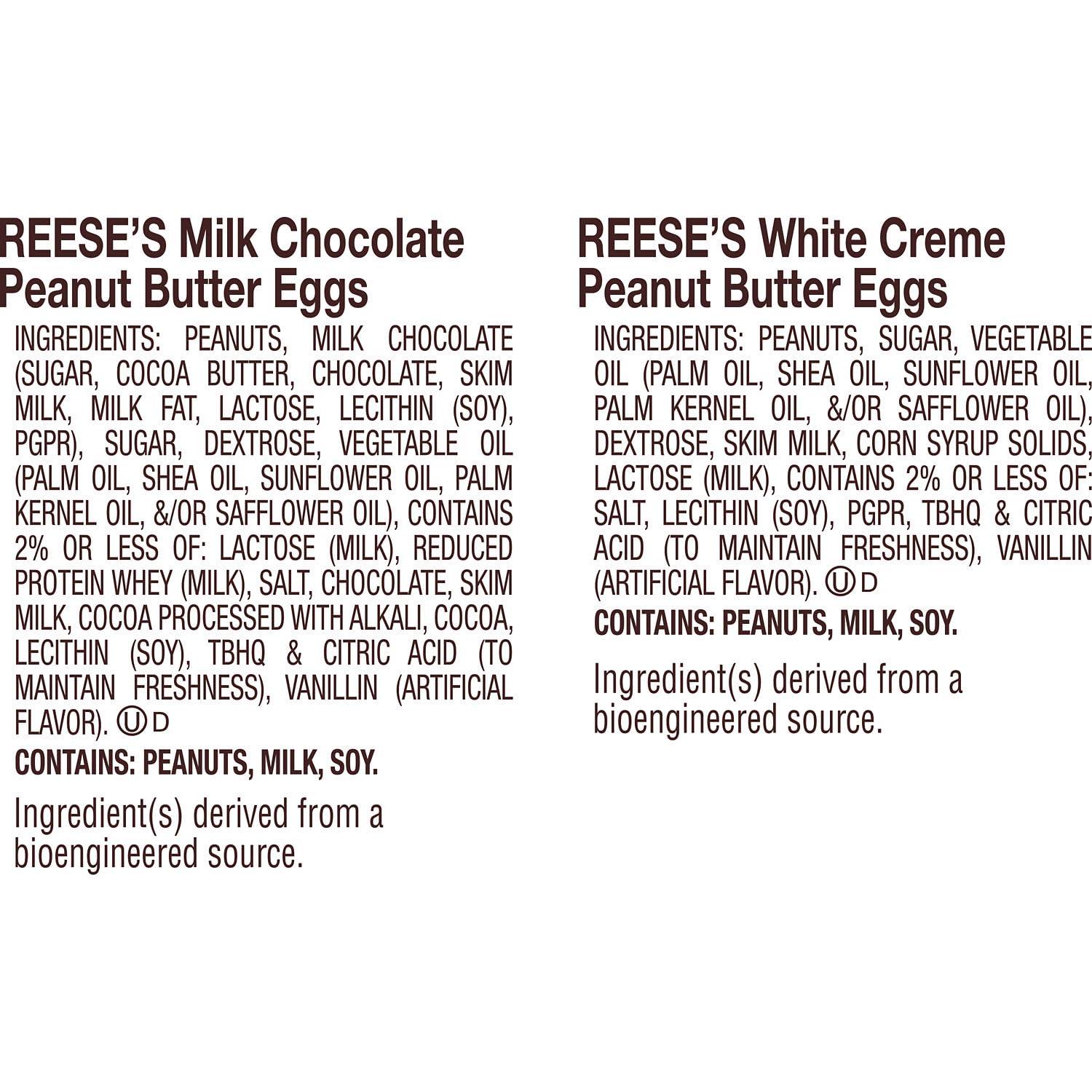 REESE'S Assorted Flavored Snack Size Peanut Butter Eggs, Easter Candy Bag, 31.2 oz - Image 3