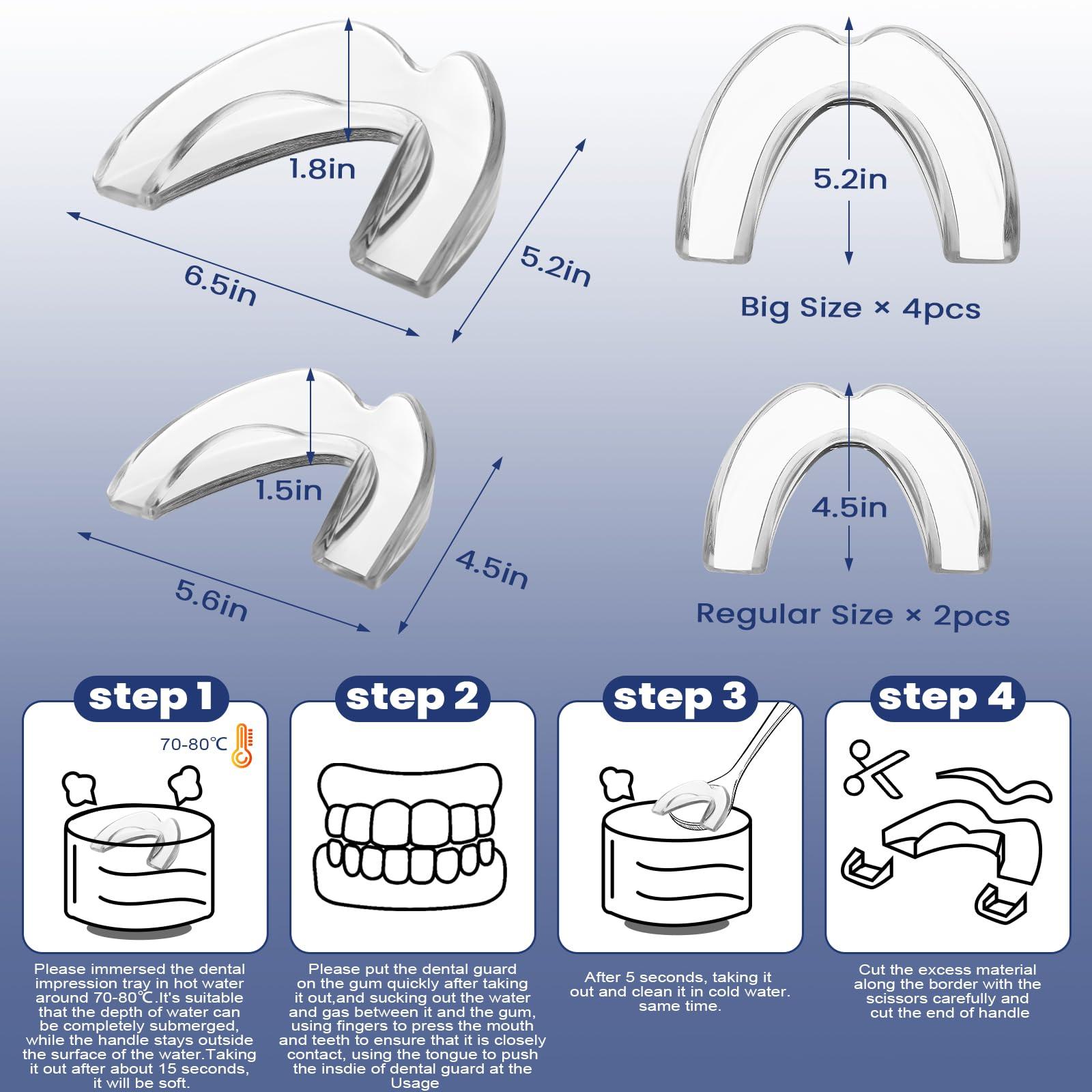 Anti Grinding Guard,Mouth Guard for Grinding Teeth at Night,Night Guards for Teeth Grinding for Adults - Image 4