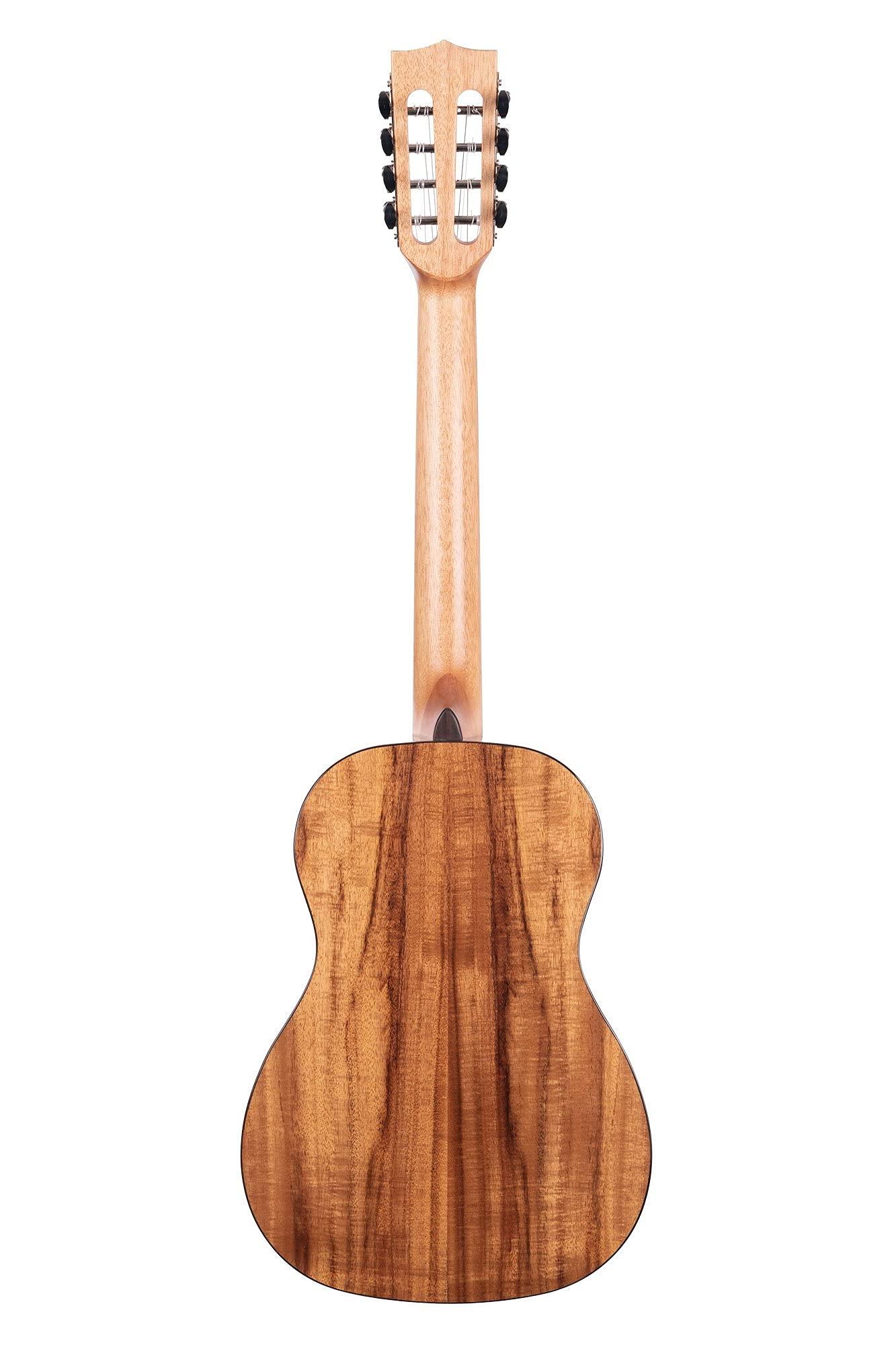 Kala Brand Music Co. Solid Cedar Top Acacia, 8-String Ukulele, Natural, Baritone (KA-SCAC-B8) - Image 3