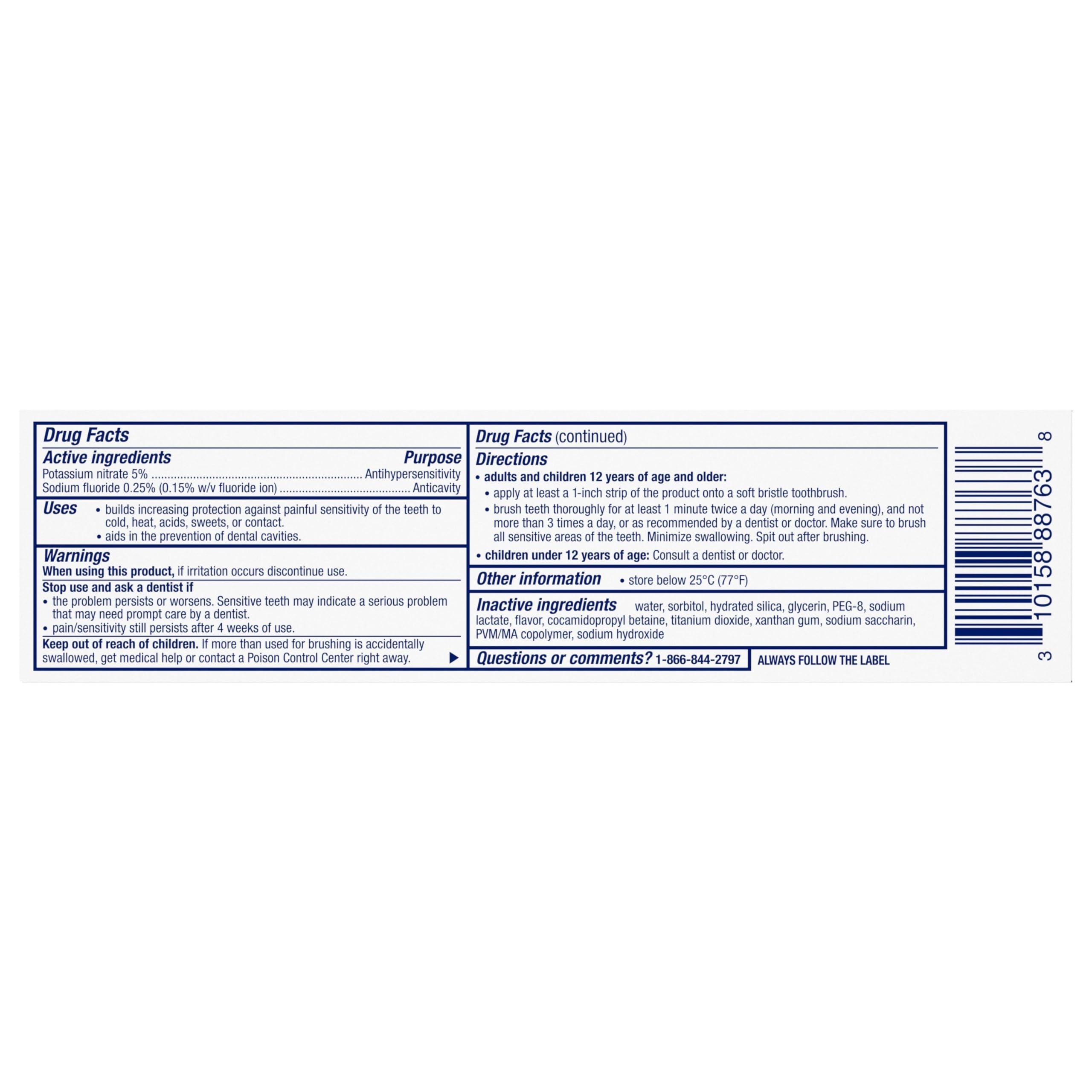 Sensodyne Pronamel Intensive Enamel Repair Toothpaste for Sensitive Teeth and Cavity Protection, Whitening Toothpaste to Strengthen Enamel, Arctic Breeze - 3.4 Ounces x 4 - Image 8