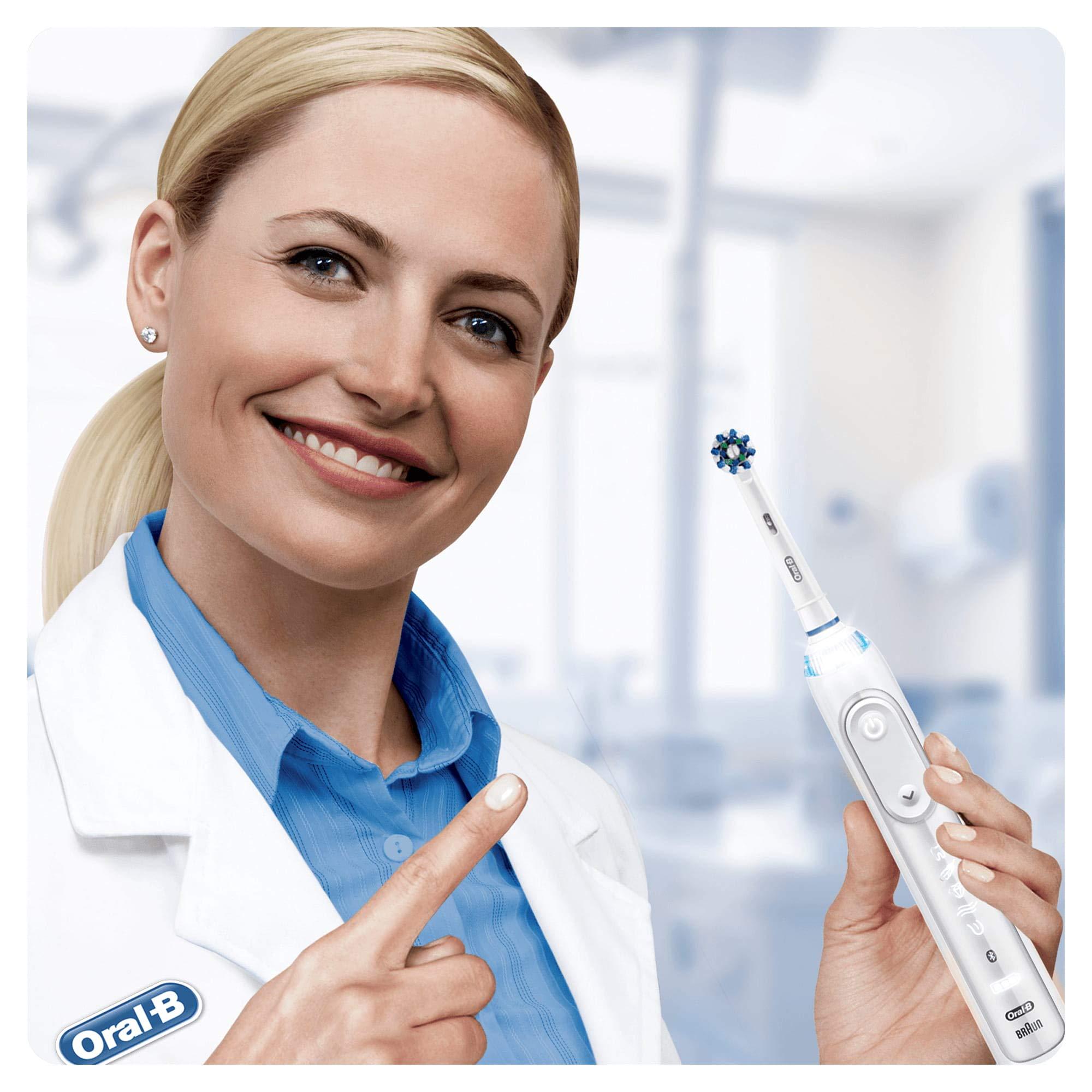 Oral B Cross Action Electric Toothbrush Replacement Brush Heads Refill, 4Count - Image 5