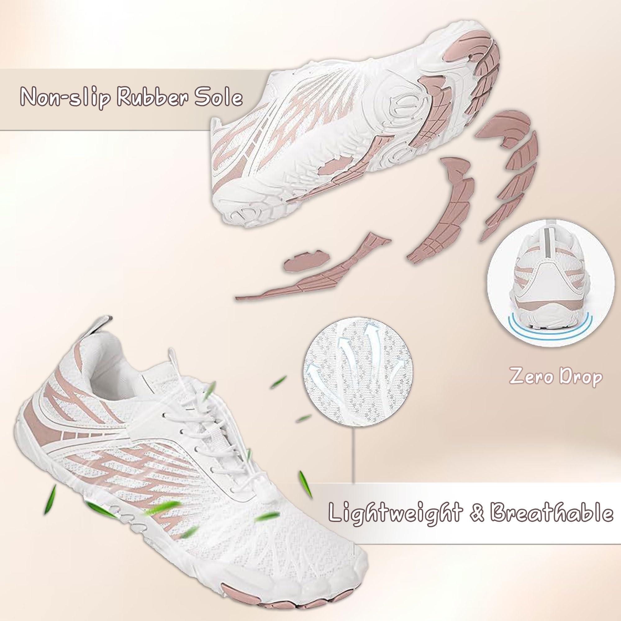 Jmzb Hiking Barefoot Shoes,Wide Toe Water Shoes,Running Boots Sneakers,Athletic Footwear Trainer for Men/Women Unisex - Image 2