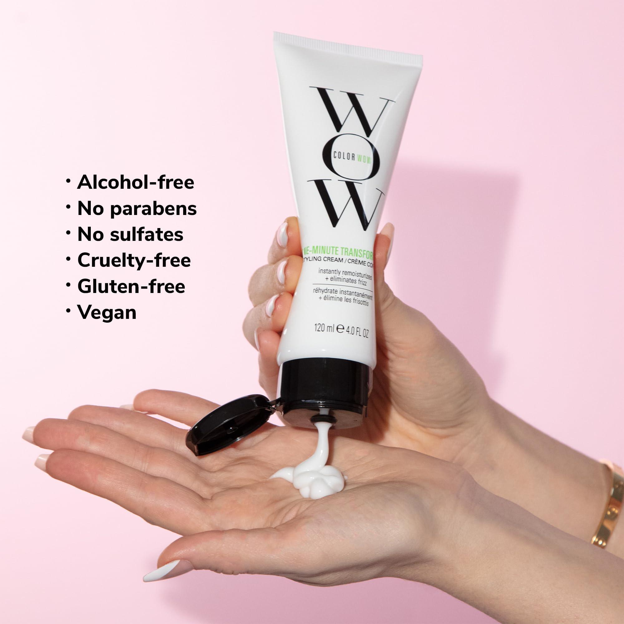 COLOR WOW One Minute Transformation – Instant frizz fix| Nourishing styling cream smooths, tames + defrizzes on the spot| Avocado oil + Omega 3’s hydrate, repair for silkier, smoother texture - Image 6
