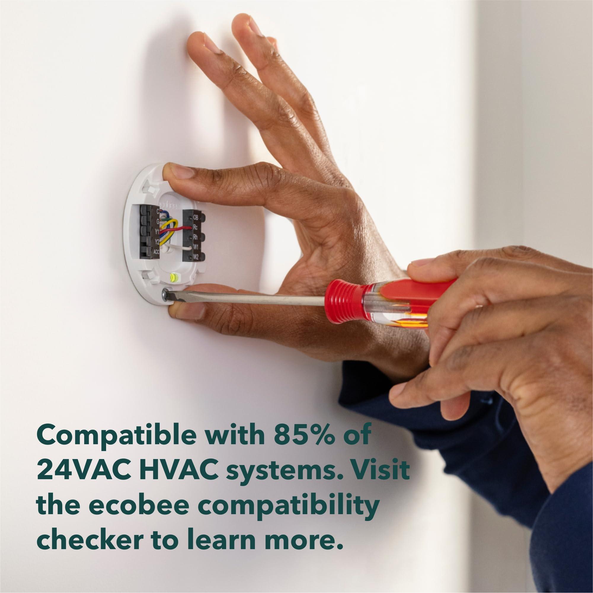 New 2025 ecobee Smart Thermostat Essential - Energy Star Certified programmable Wi-Fi Thermostat - Works with Siri, Alexa, and Google Assistant - Image 6