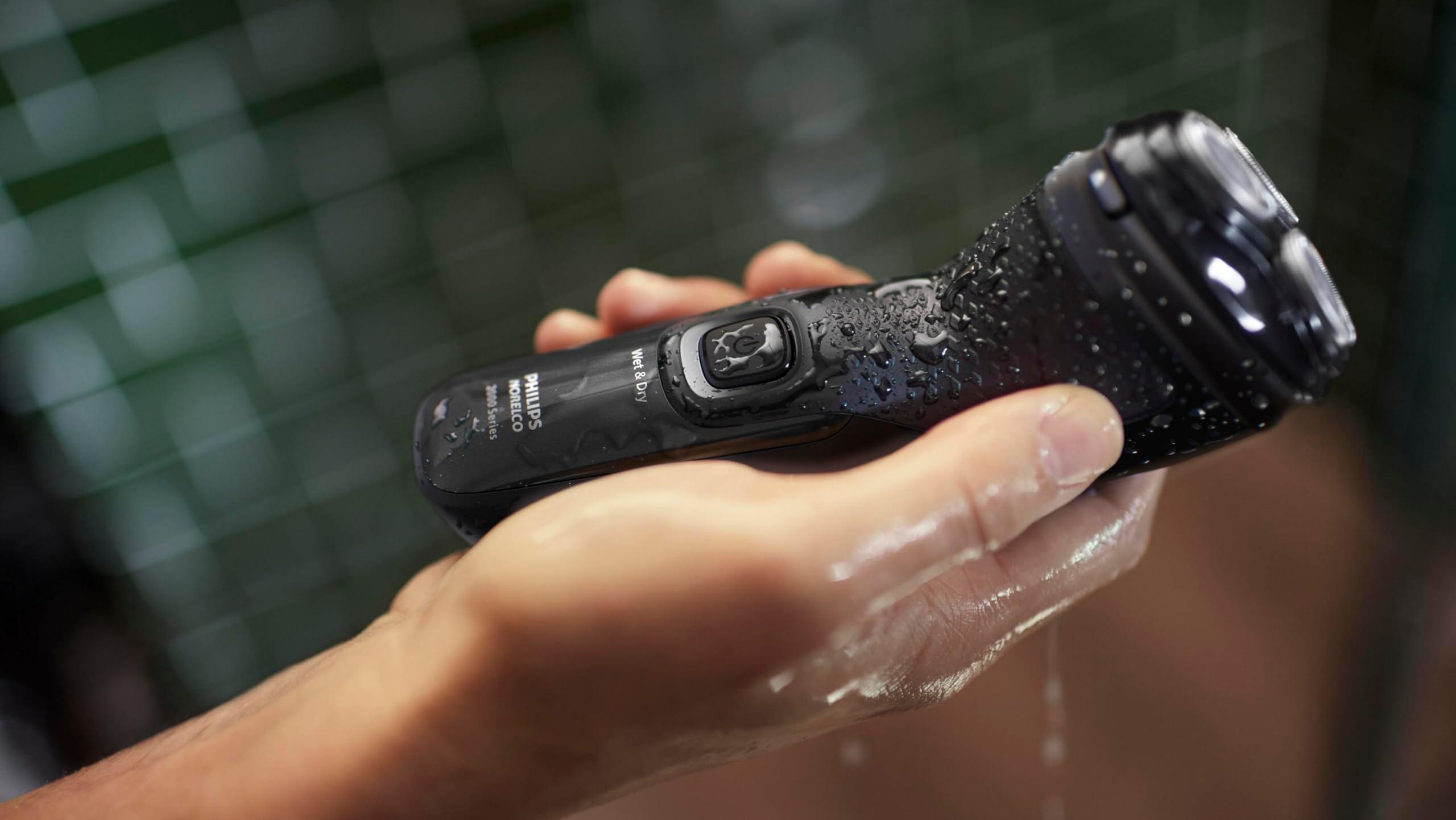 Philips Norelco Shaver 2400 Series, Wet and Dry Electric Shaver, Pop-up Trimmer, P-Cap, Deep Black, Model X3001/90 - Image 11