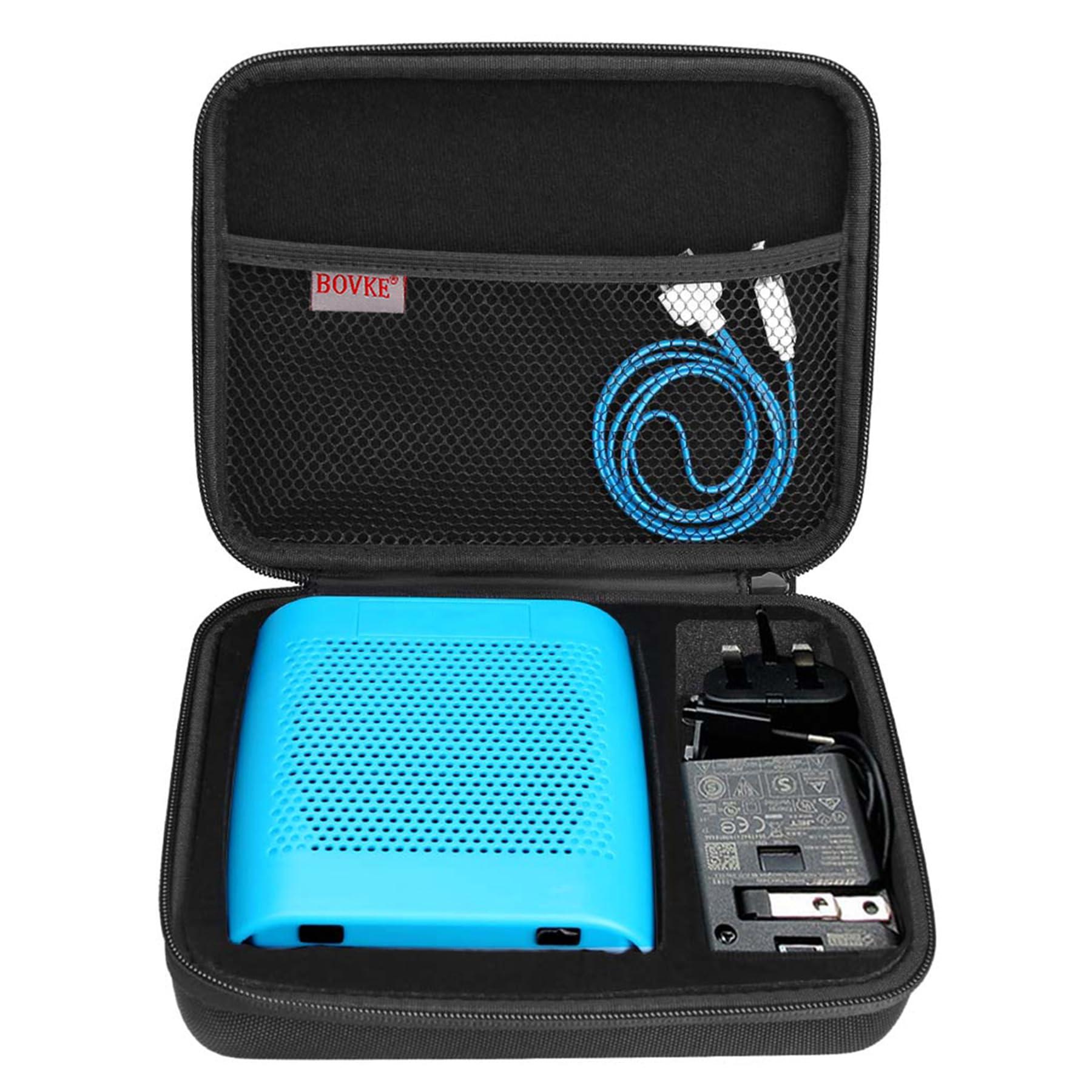 BOVKE Speaker Case Compatible with Bose Soundlink Color II Wireless Speaker Hard EVA Shockproof Carrying Case Storage Travel Case Bag Protective Pouch Box, Black