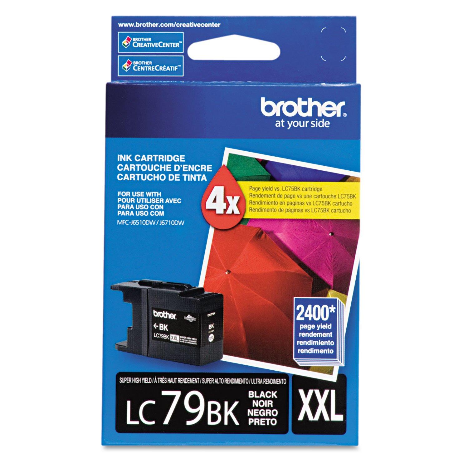 Brother Printer LC-79BK Super High Yield (XXL) Cartridge Ink - Retail Packaging-Black - Image 2