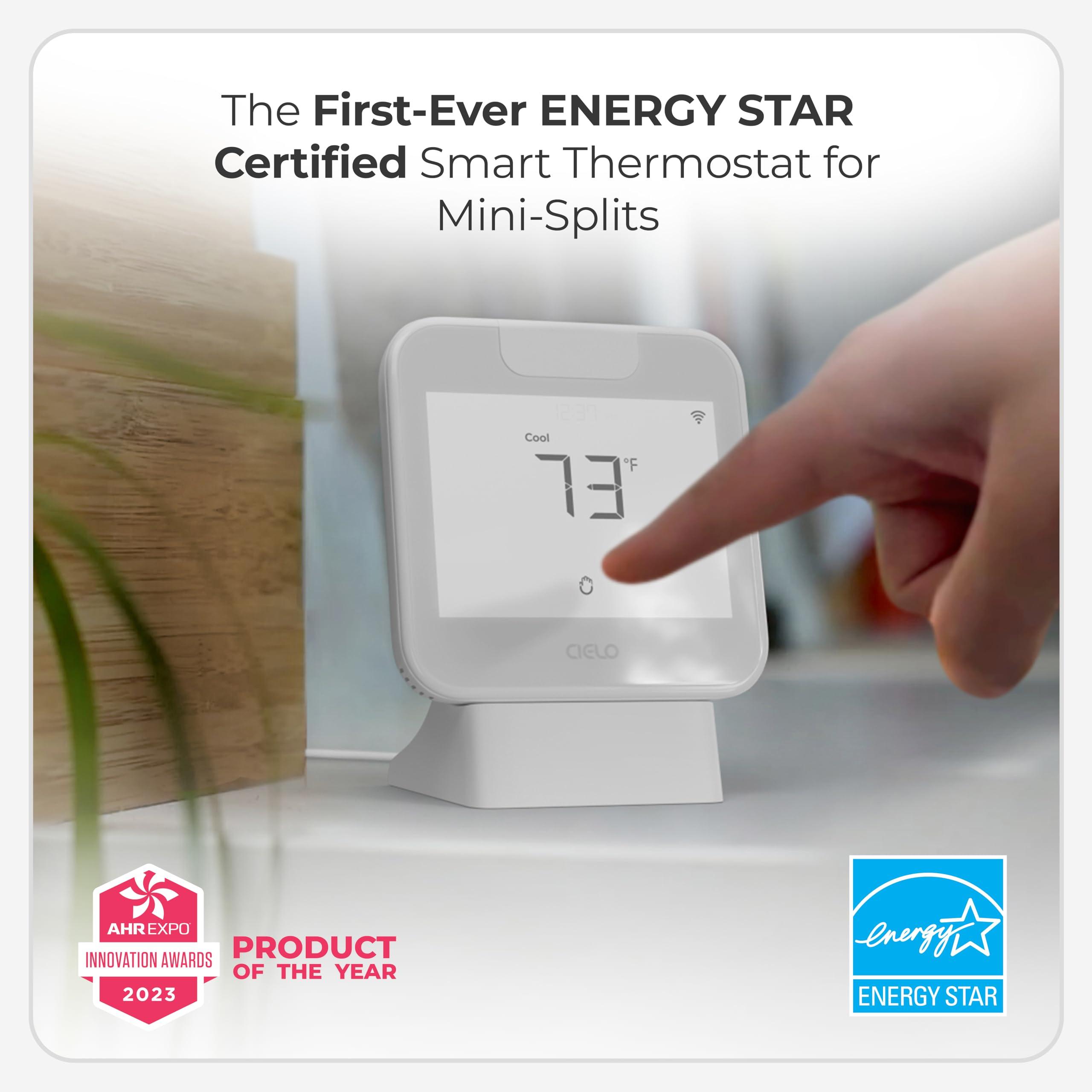 Breez Max | ENERGY STAR CERTIFIED Smart AC Controller | WiFi Thermostat for Mini-Split, Window, Portable ACs/Heat Pumps | AI-Based Tech | Free App, No Subscriptions | Alexa, Google, IFTTT etc. (White) - Image 2