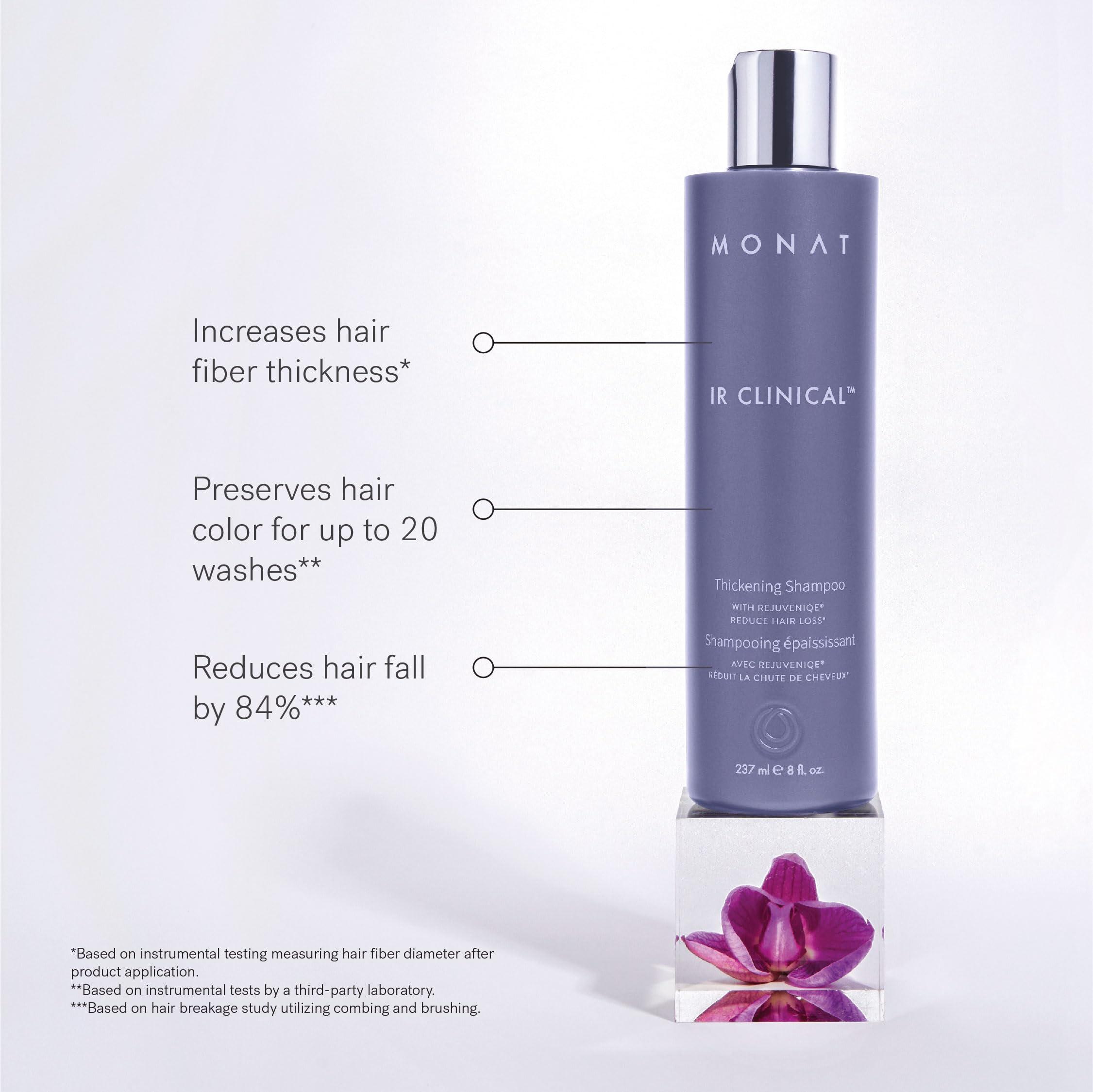 MONAT IR Clinical Thickening Shampoo – Volumizing Shampoo for Dense, Thick Strands – Thickening Solution Crafted from Powerful Blend of Natural Ingredients, With Rosemary & Mint And Pea Extract - Image 4