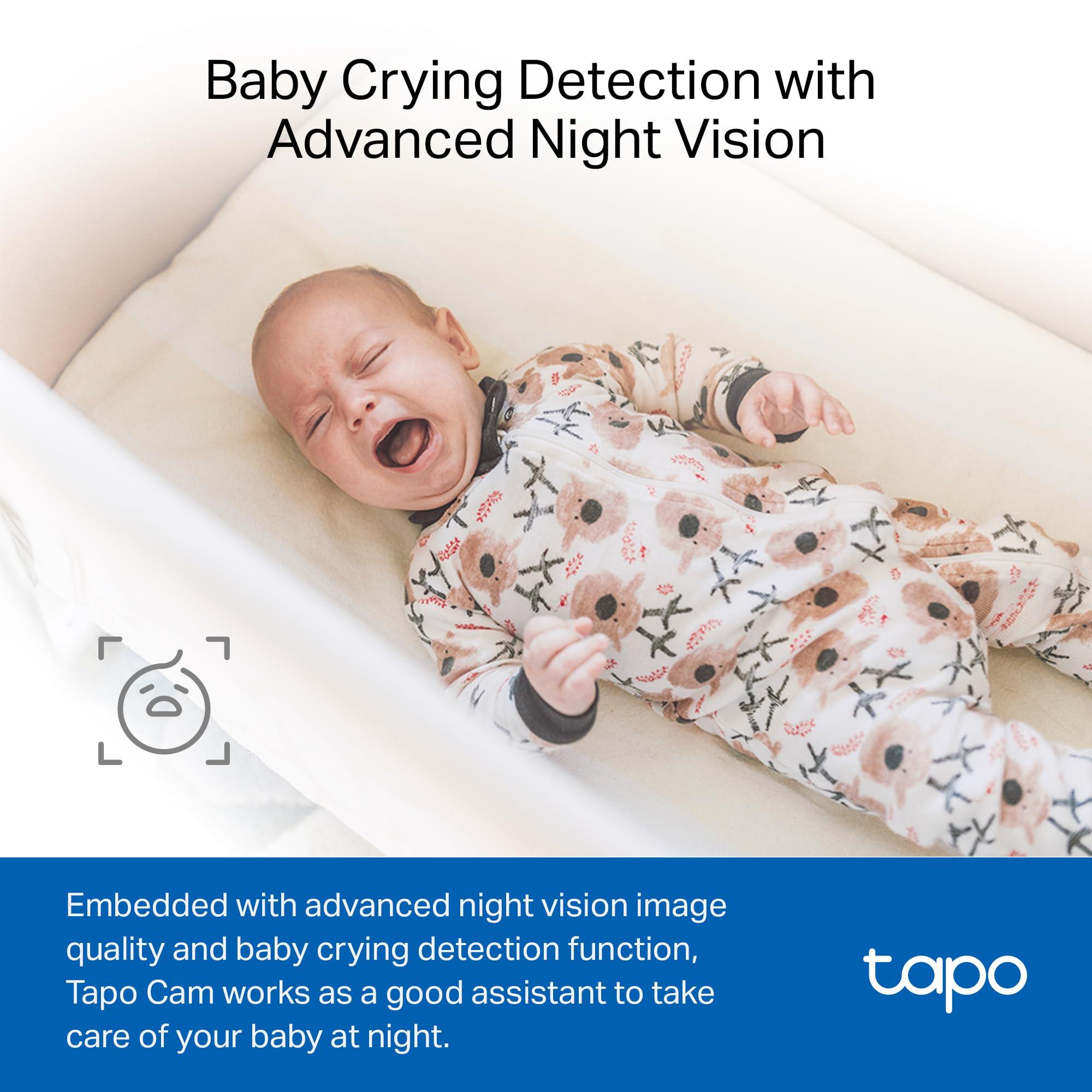Tapo by TP-Link 1080P Indoor Security Camera for Baby Monitor, Pet Camera w/Motion Detection, 2-Way Audio, Night Vision, Cloud & SD Card Storage, Works w/Alexa & Google Home, Black, C101 - Image 5