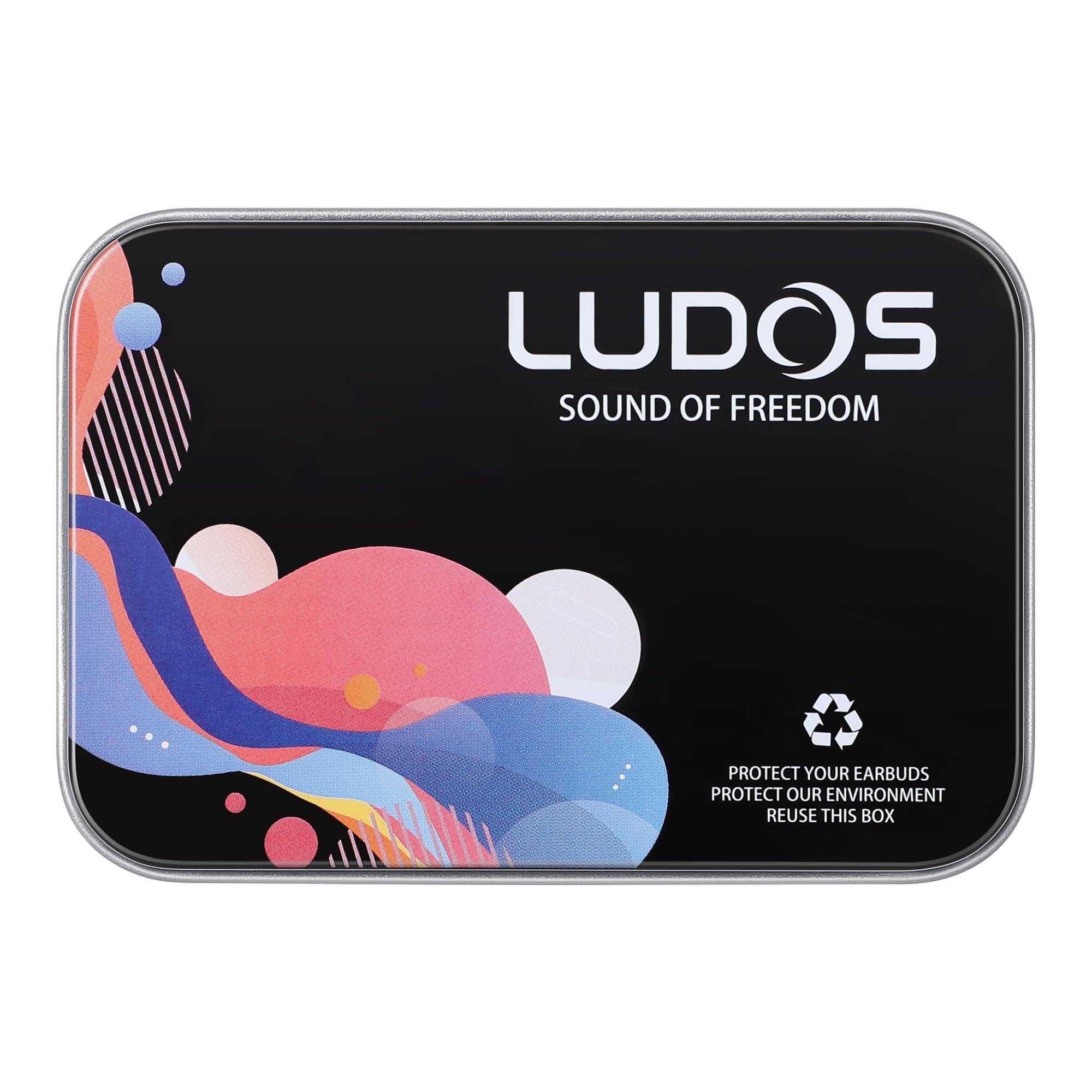 LUDOS Clamor Wired Earbuds in-Ear Headphones, 5 Years Warranty, Earphones with Mic, Noise Isolating Ear Buds, Memory Foam for iPhone, Samsung, School Students, Kids, Women, Small Ears - Turquoise - Image 8