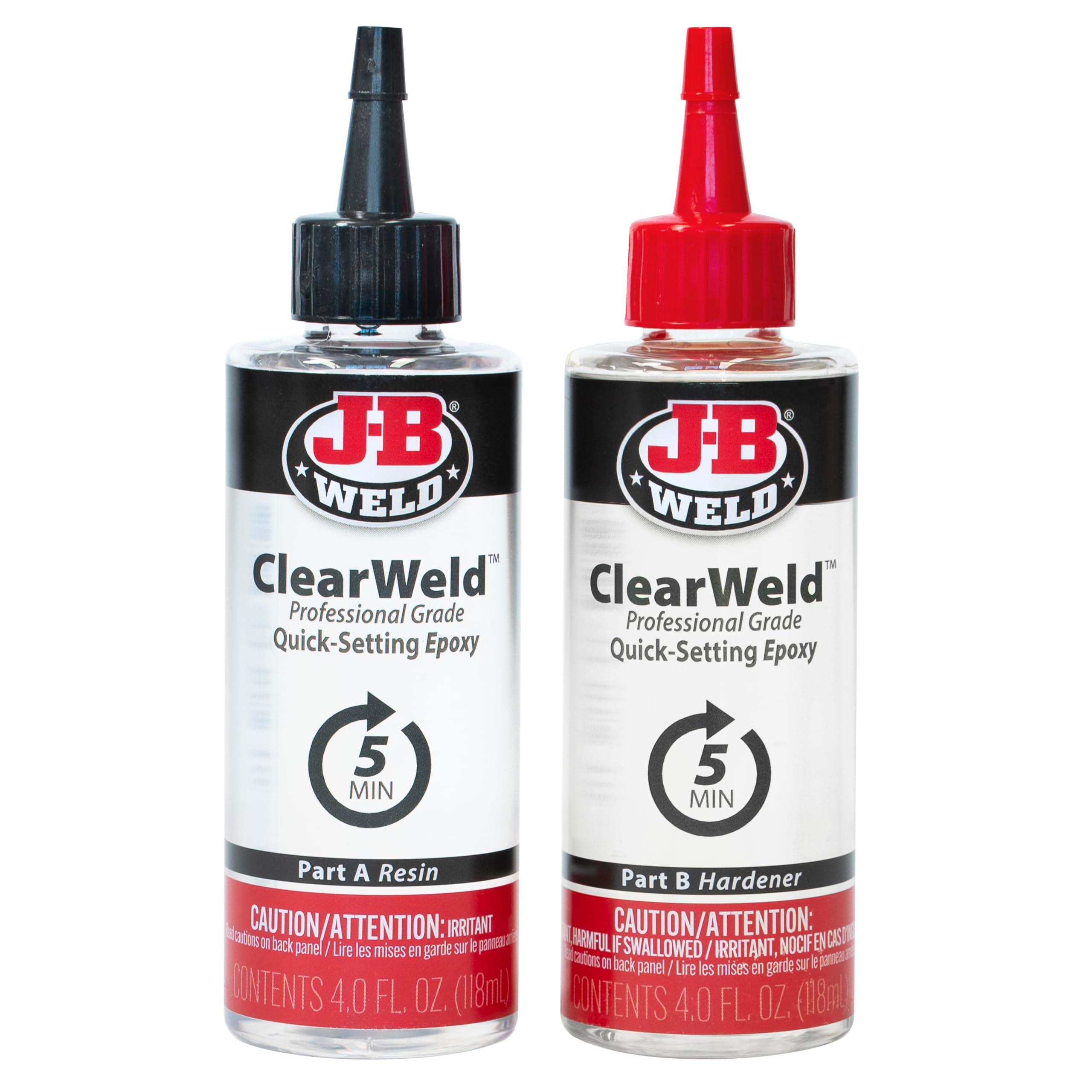 J-B Weld Pro Size ClearWeld 5 Minute Set Epoxy - Image 2