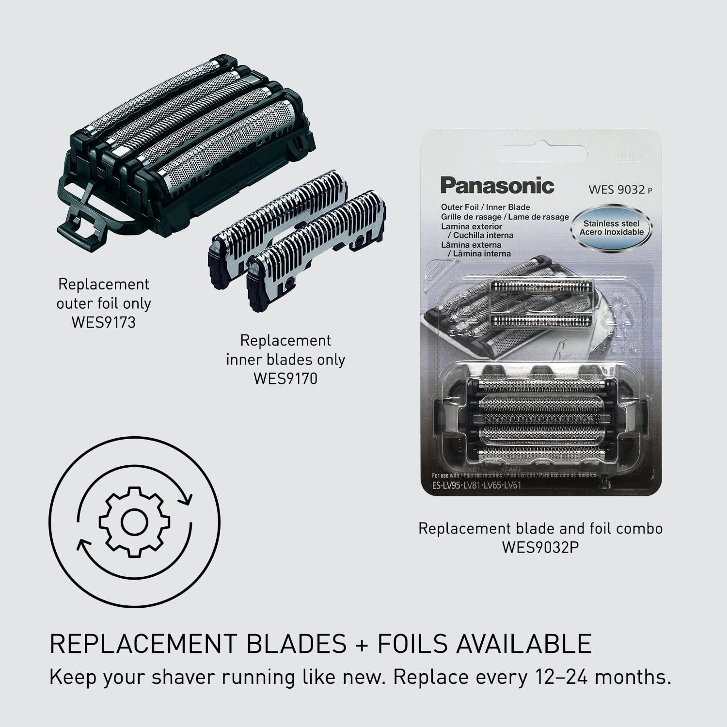Panasonic ARC5 Electric Razor for Men with Pop-up Trimmer, Wet Dry 5-Blade Electric Shaver with Intelligent Shave Sensor and 16D Flexible Pivoting Head - ES-LV67-K (Black) - Image 11
