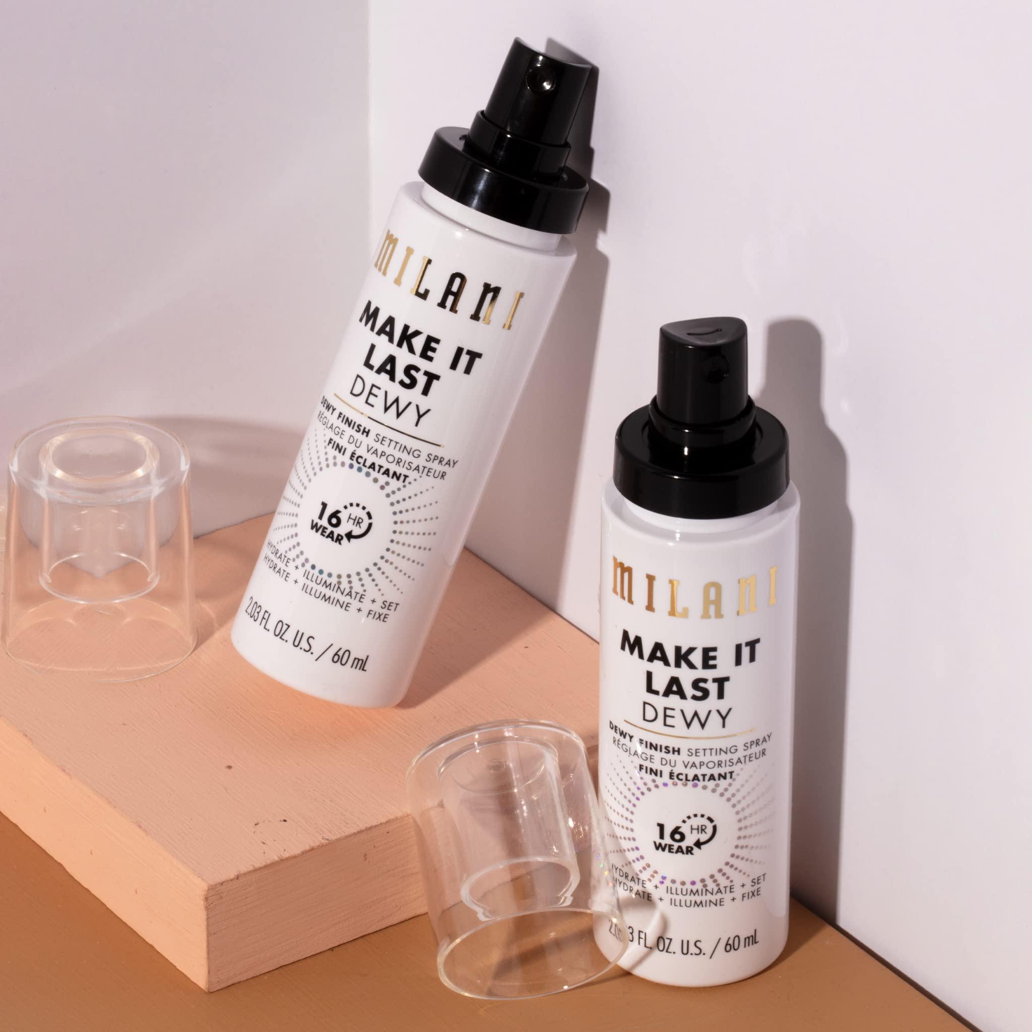 Milani Make It Dewy Setting Spray 3 in 1- Hydrate + Illuminate + Set (2.03 Fl. Oz.) Makeup Finishing Spray - Makeup Primer & Hydrating Setting Spray - Image 7