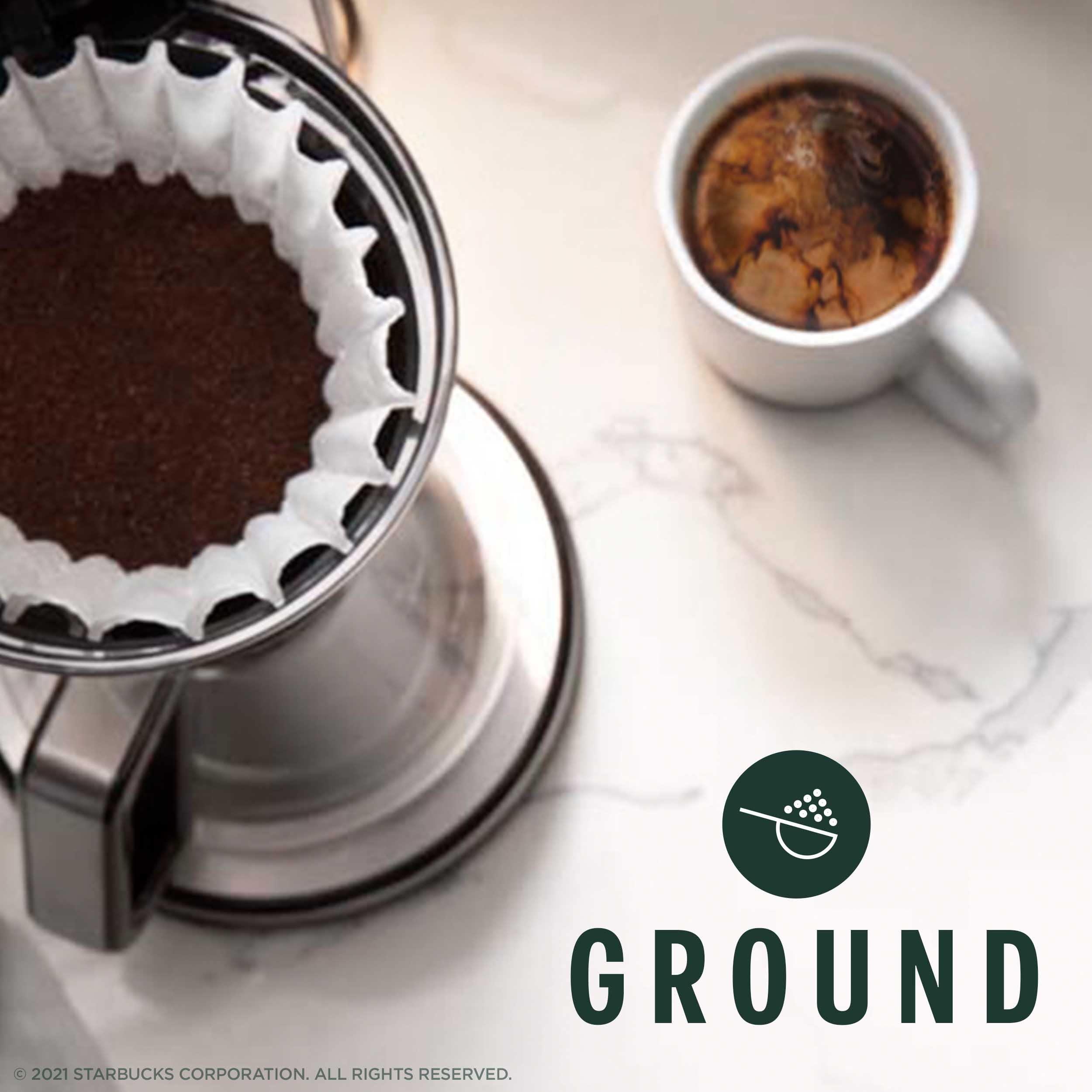 Starbucks Ground Coffee, Dark Roast Coffee, Italian Roast, 100% Arabica, 1 bag (18 oz) - Image 3