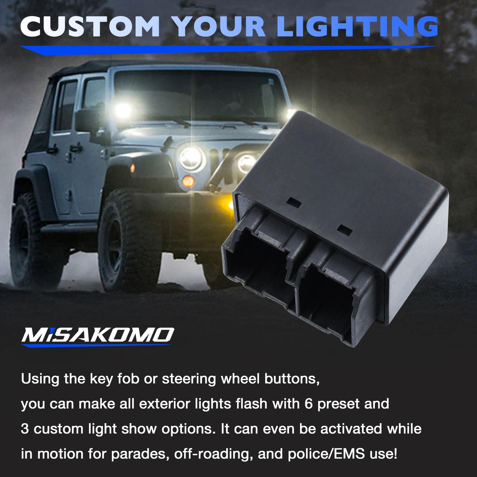 Misakomo JL JT Tazer Mini Programmer Fits 2018-2024 Jeep Wrangler JL and Gladiator JT - Customize Over 65 Settings - Change Tire Size, Gear Ratio, TPMS and More! - Image 4