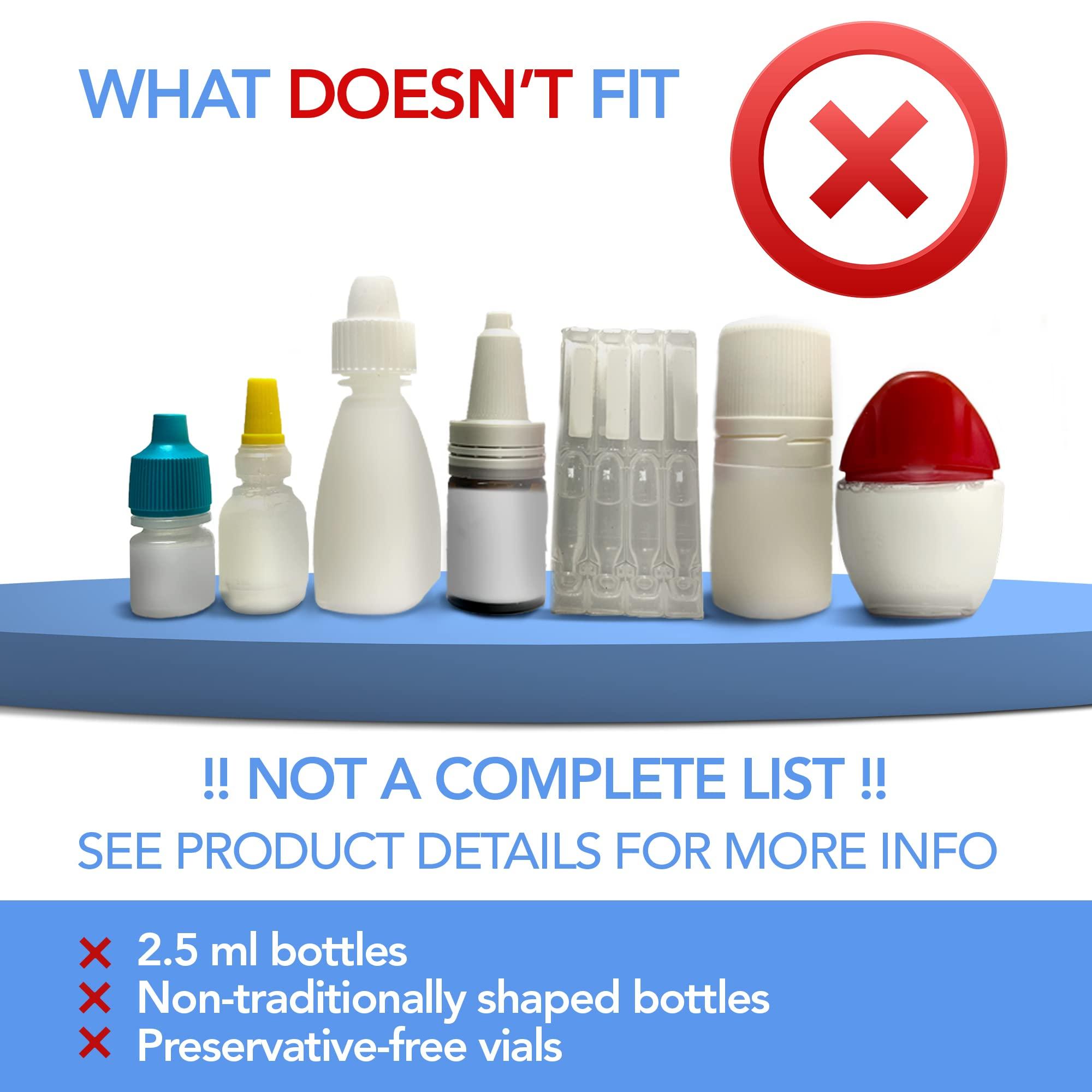 GentleDrop Eye Drop Guide | Reusable Silicone Aid to Help Aim Most Eyedrop Bottles | Bottle Holder Accessory Tool Assists Adults Elderly | Dispenser Invented by Doctors - Image 3